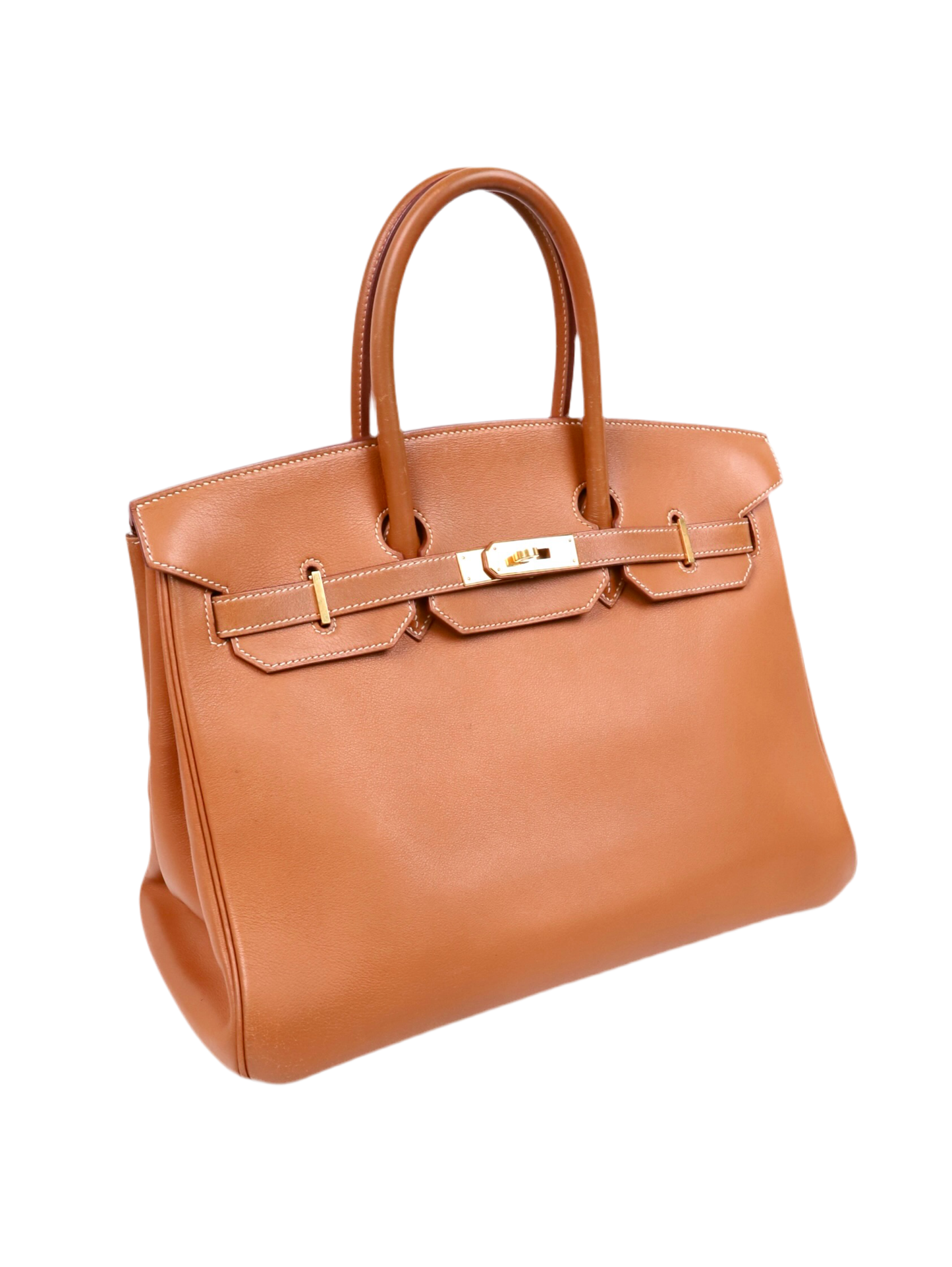 爱马仕|Birkin 35 金棕 Gulliver皮 口B 1998