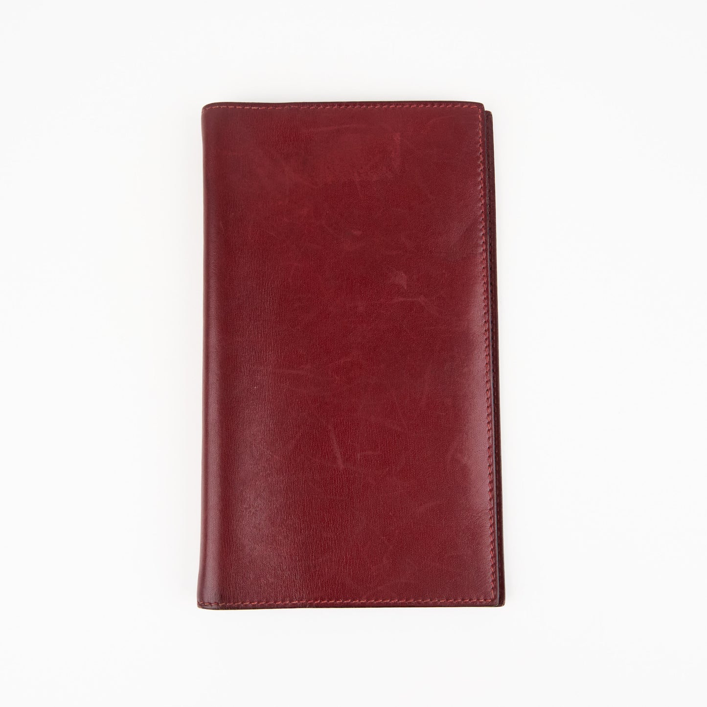 Hermes| Journal Case Passport Cover Box Calf Rouge H 1997