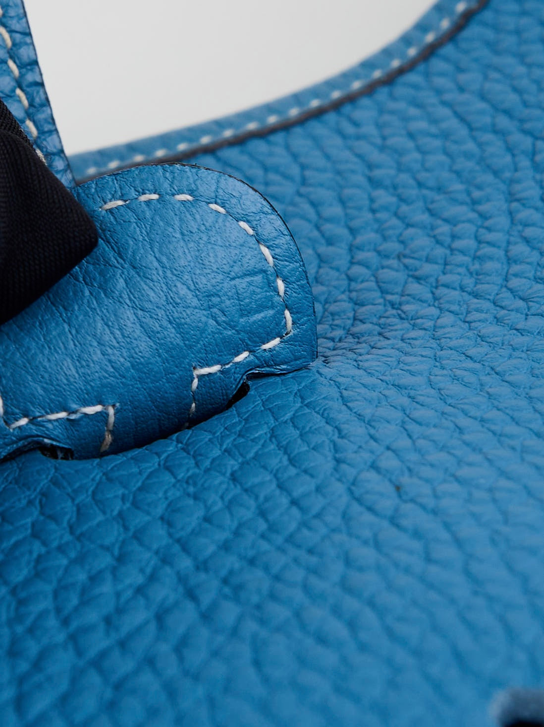 Hermes| Evelyne II PM Blue Jean Taurillon Clemence Shoulder bag 2005