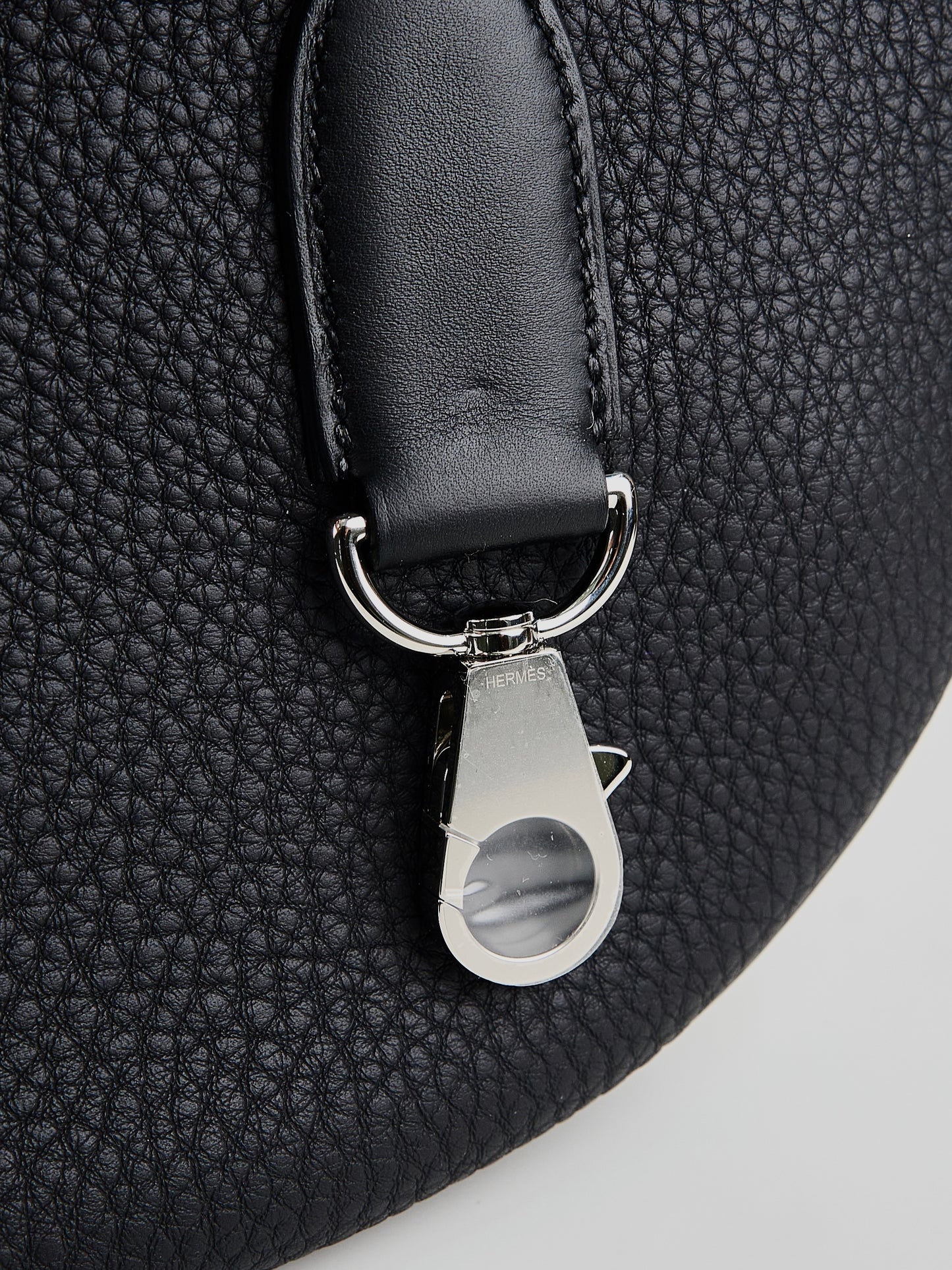 Hermes| P'tit Arcon Bag Black Togo and Swift Palladium Hardware