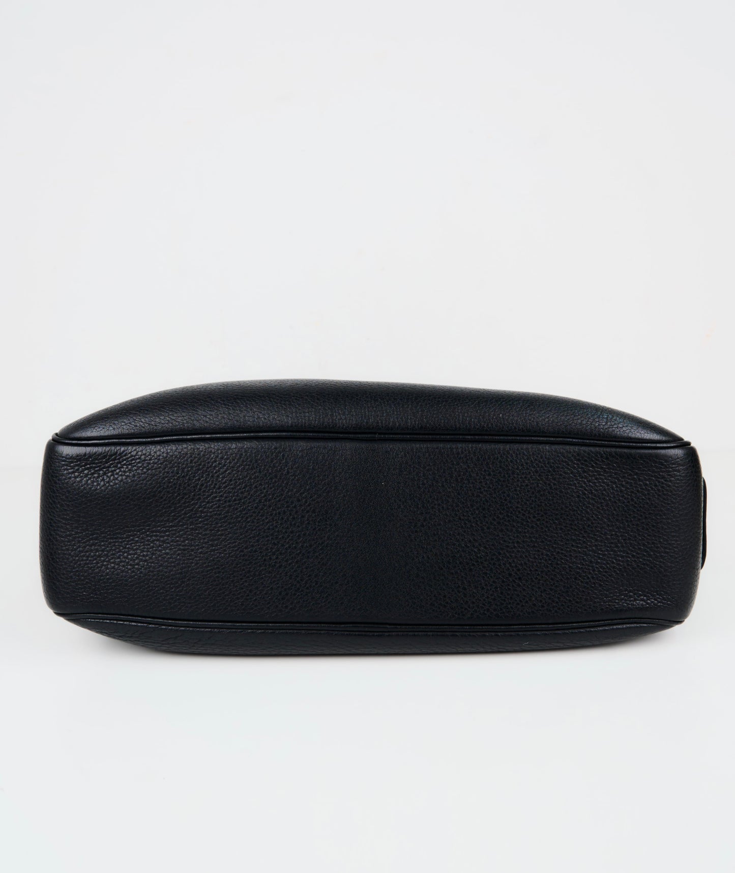 Hermes|Tsako Black shoulder Bag Taurillon Clemence 1997