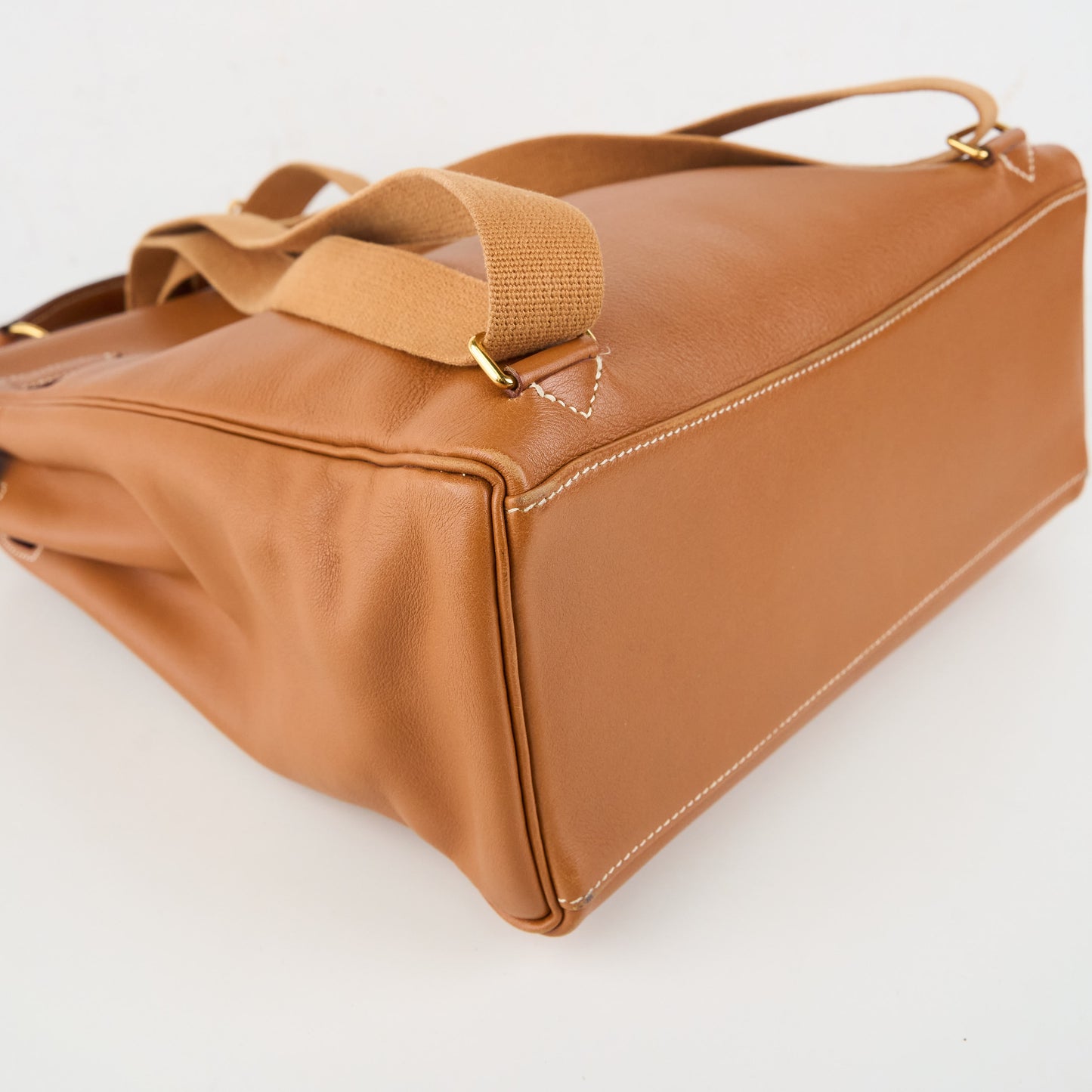 Hermes| Kelly Ado GM Gulliver Backpack Gold 1996