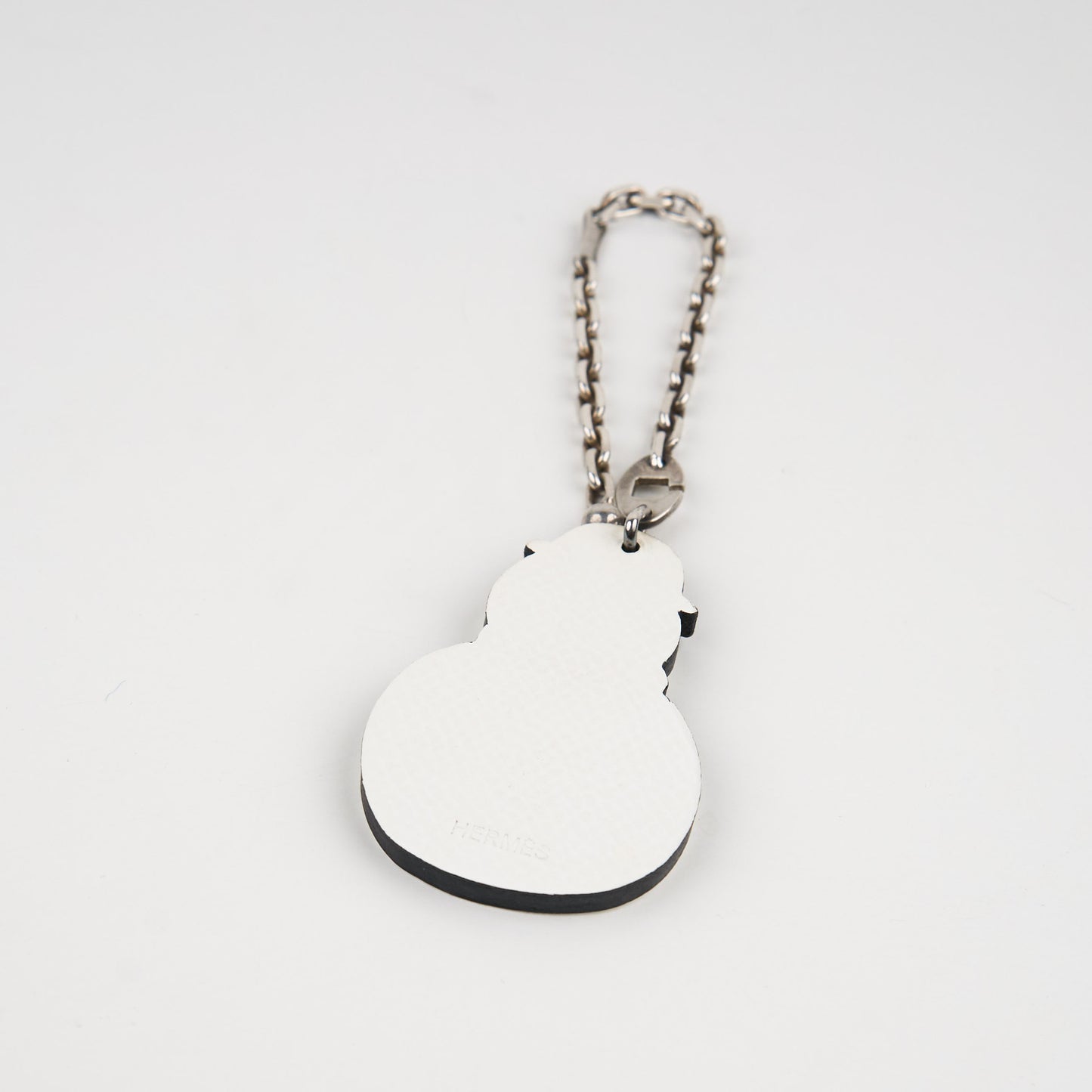 Hermes |S925 Chain Bag Charm Snowman