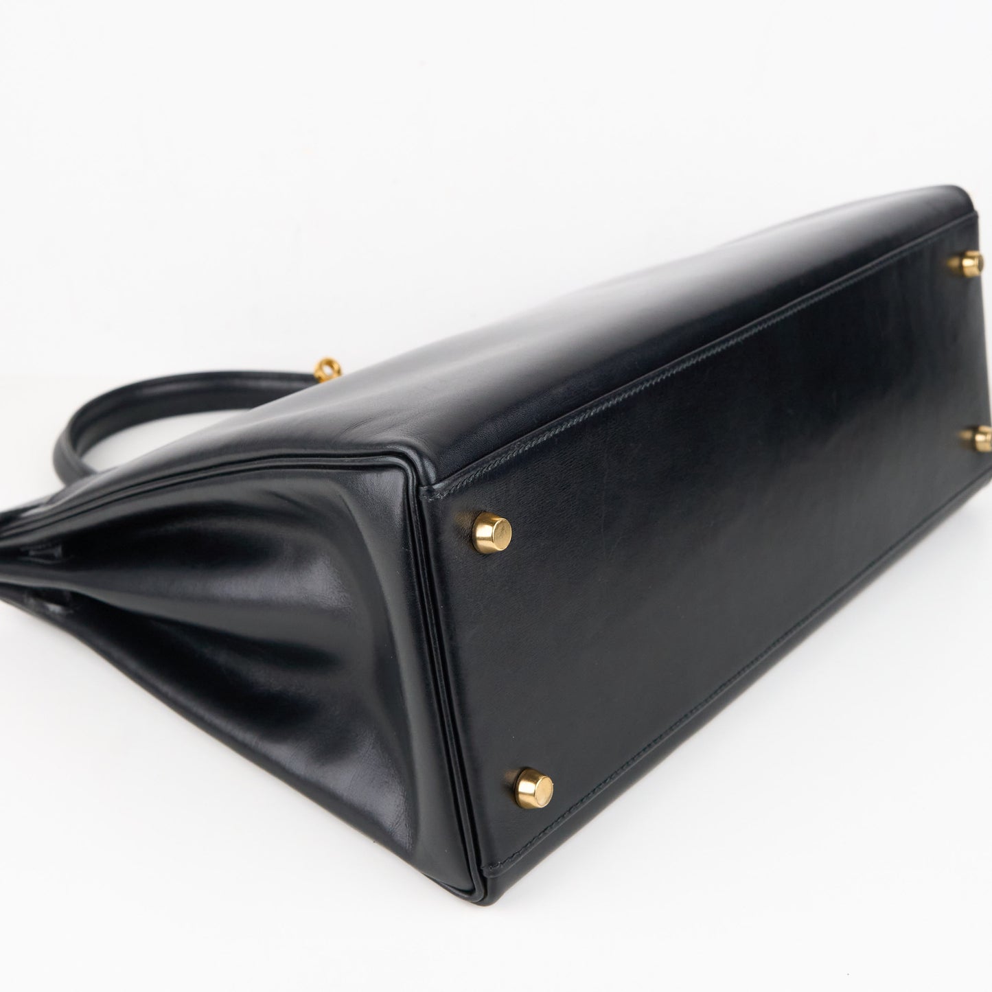 Hermes| Kelly 35 Handbag Box Calf Black 1993
