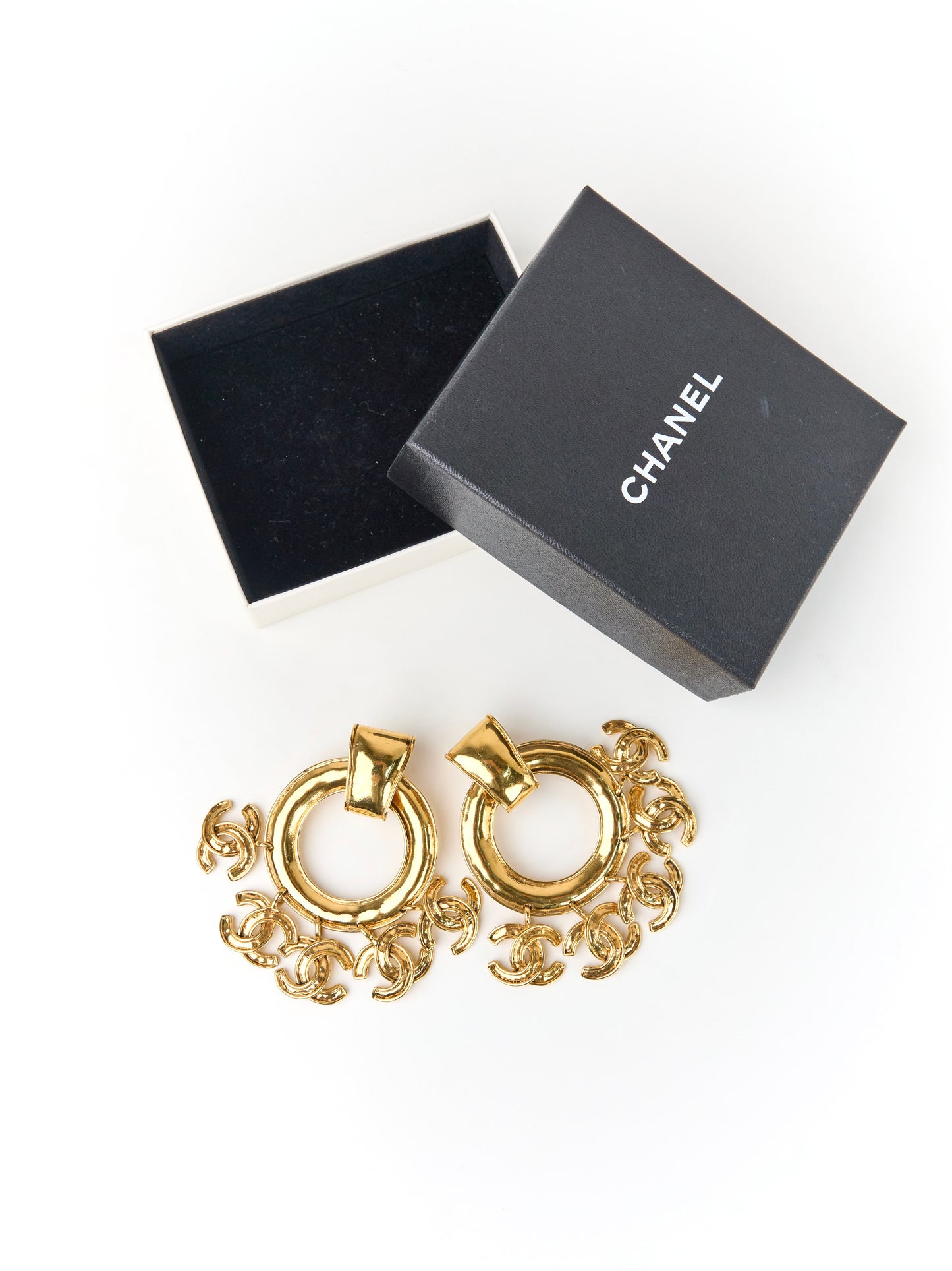 Chanel| Coco Mark 2 Way Vintage Earring 94P