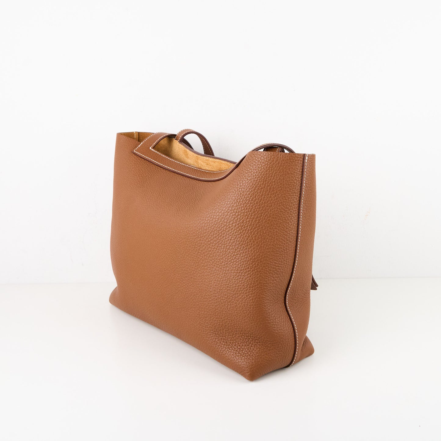 Hermes|Cabasellier Tote bag Gold Taurillon Clemence 2022