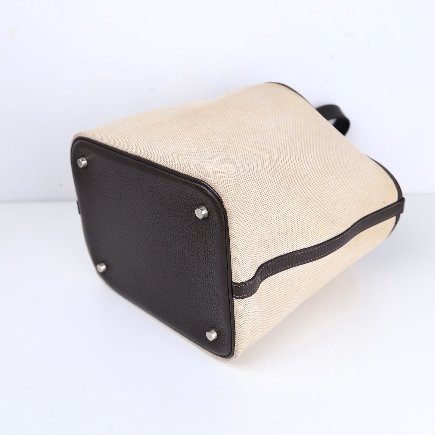 Hermes|Picotin MM Handbag Toile Ebene 2004