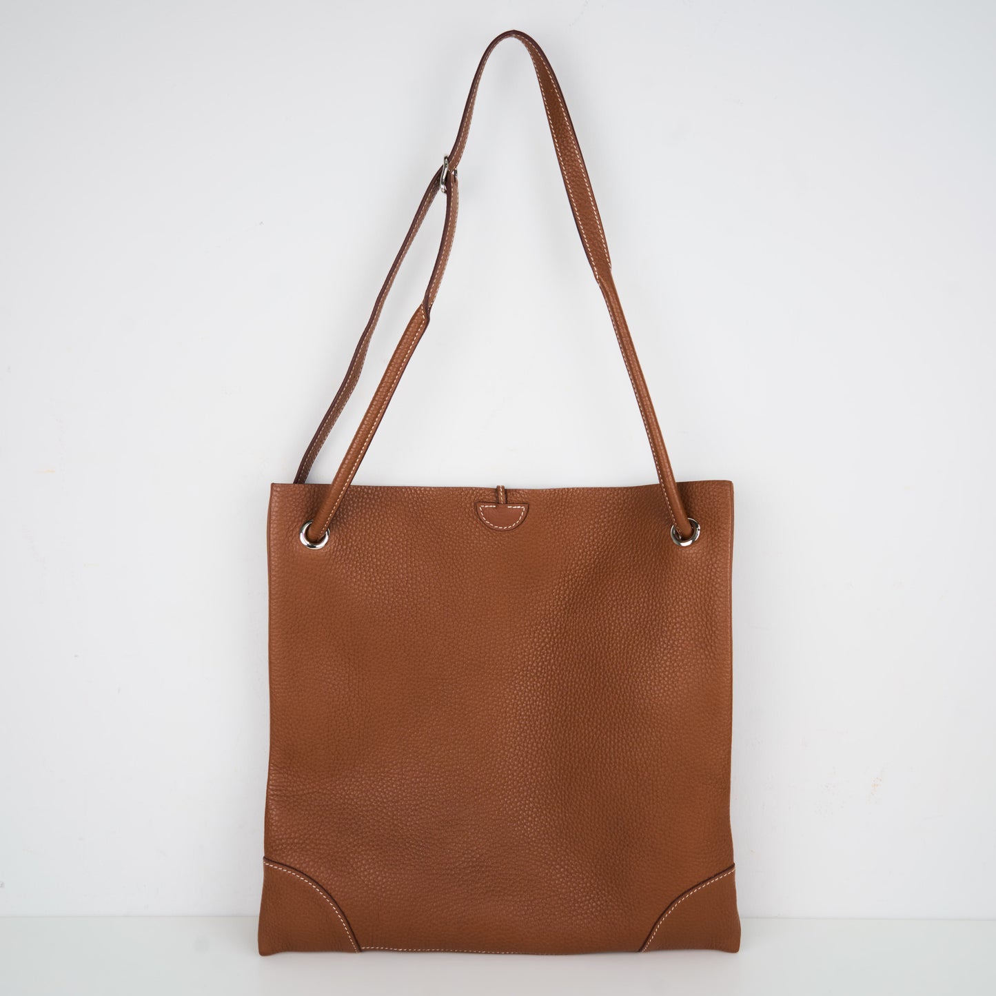 Hermes| Silky City shoulder bag Gold Togo 2020