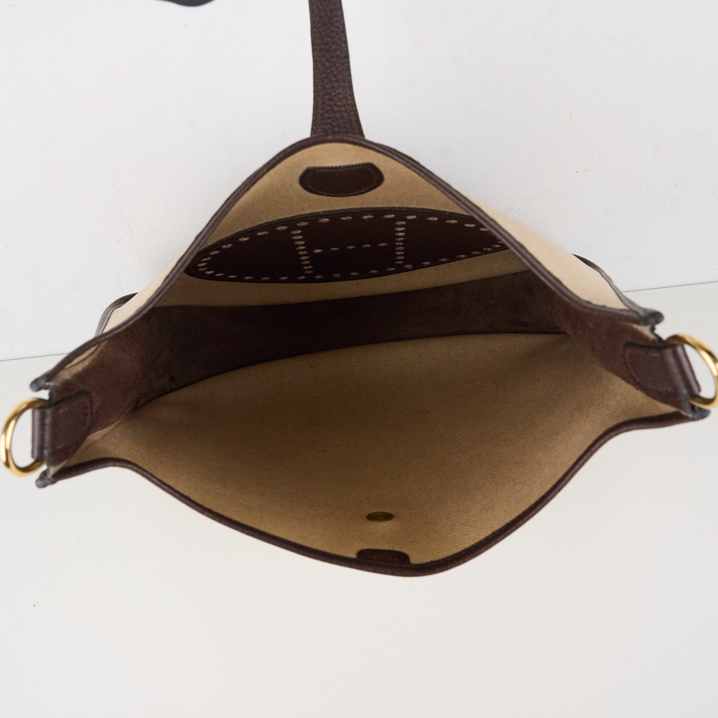 Hermes| Evelyne GM Shoulder bag Fjord Ebene Toile 1999