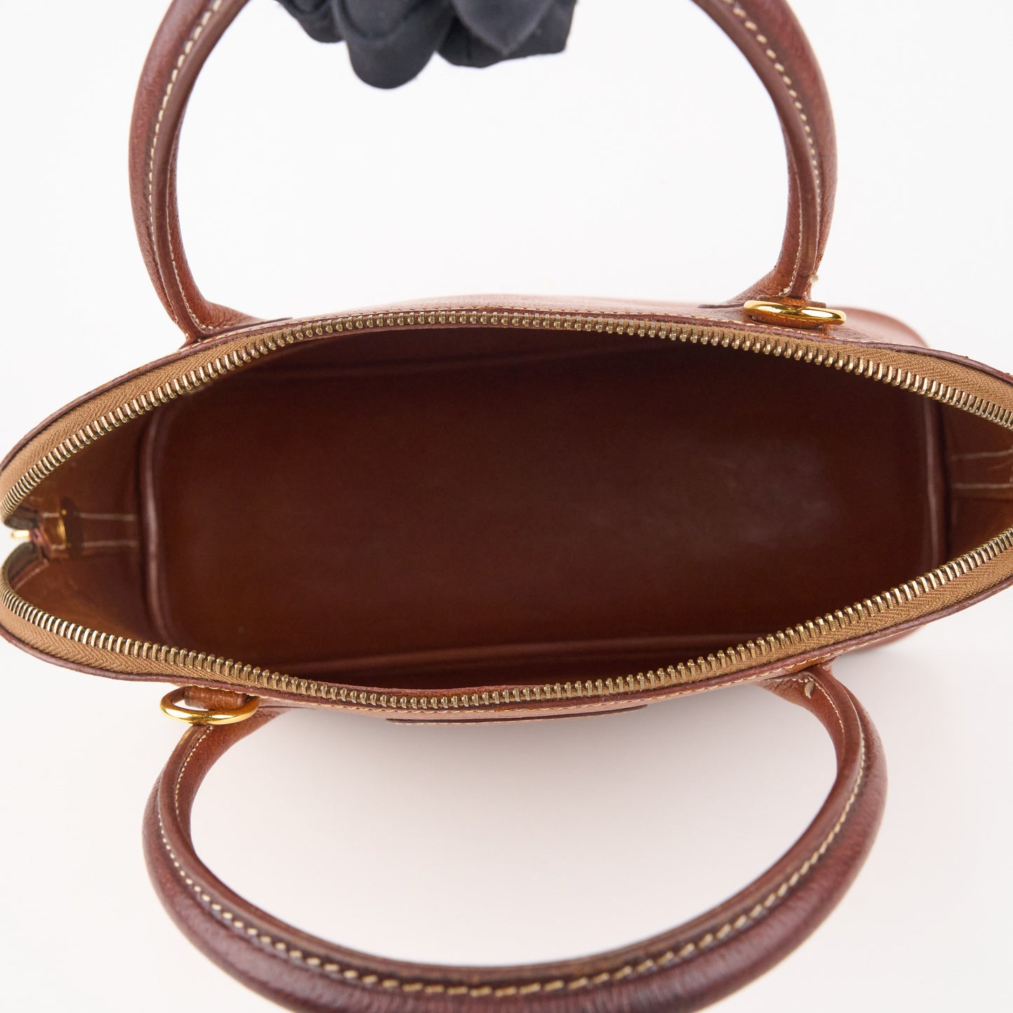 Hermes|Bolide 31 2-way Handbag Pig Skin Peau De Porc Toffee 2001