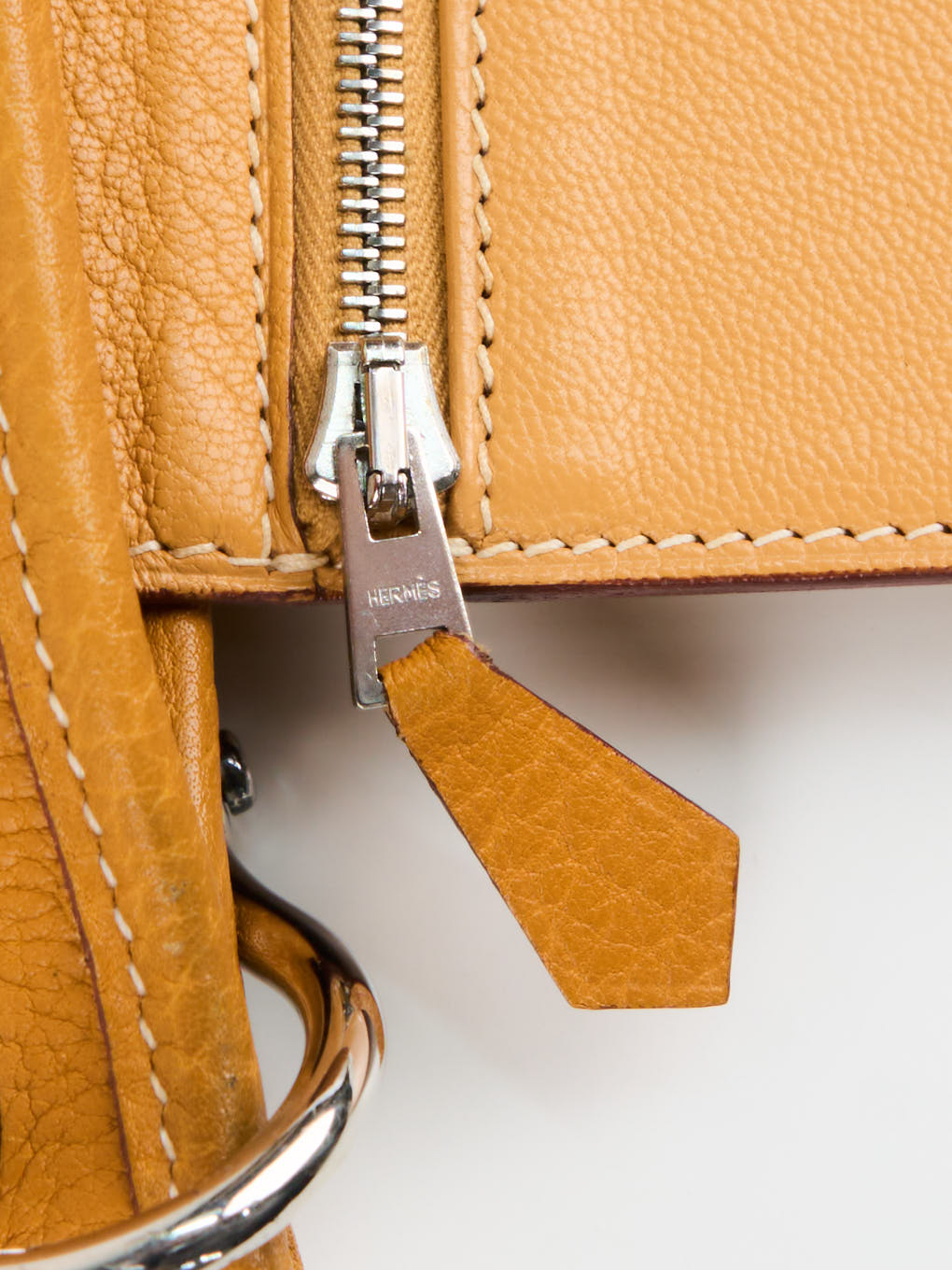 Hermes|Manille Shoulder bag Natural Sable Ardennes 2000