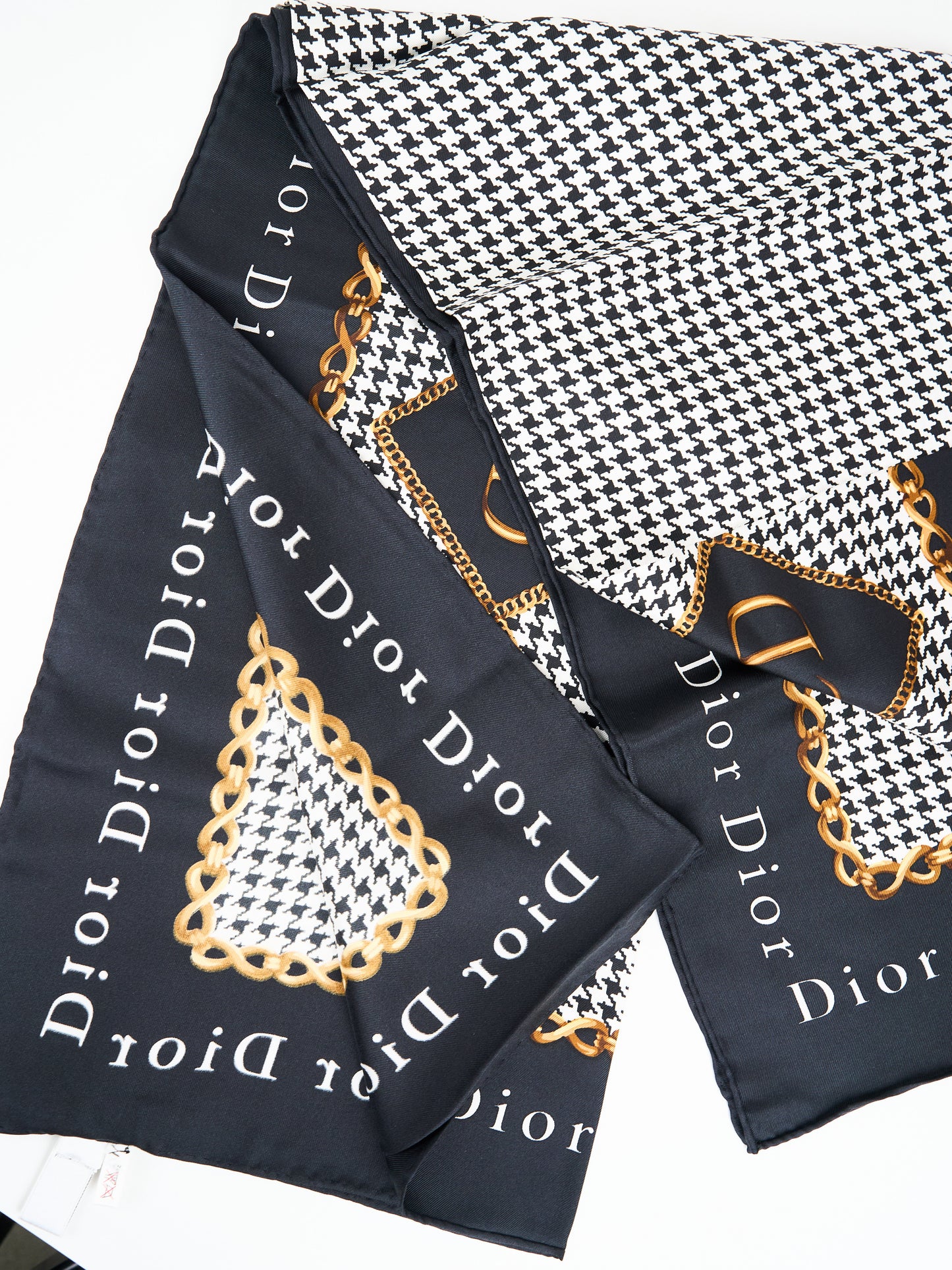 Christian Dior | Silk Scarf CD logo