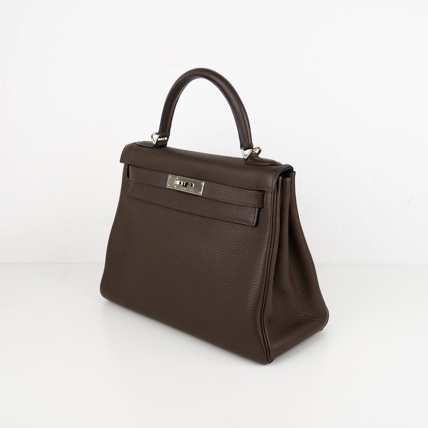 Hermes| Kelly 28 Handbag Togo Chocolate 2007