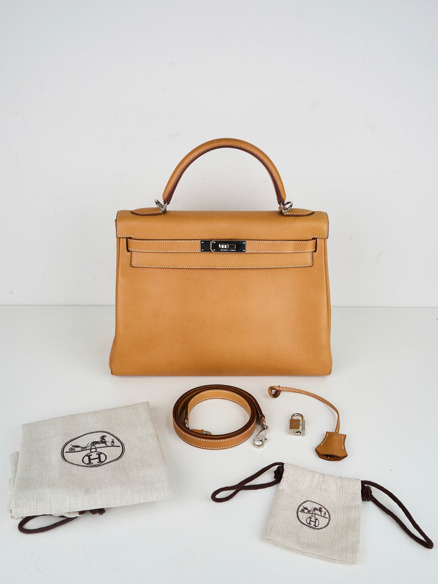 Hermes| Kelly 32 Natural Sable Adenness 2004