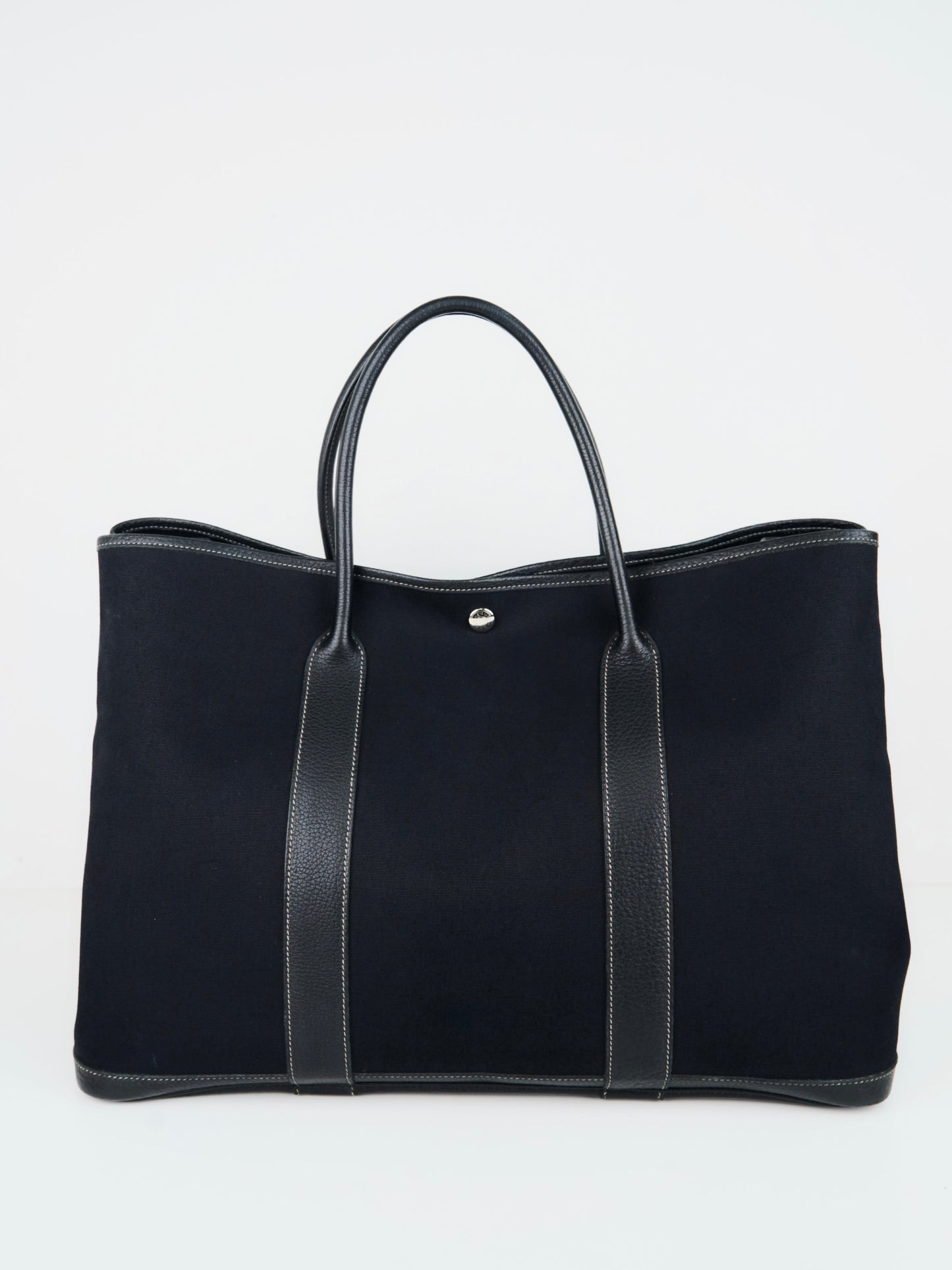 Hermes|Garden party MM Canvas BlacK 2006