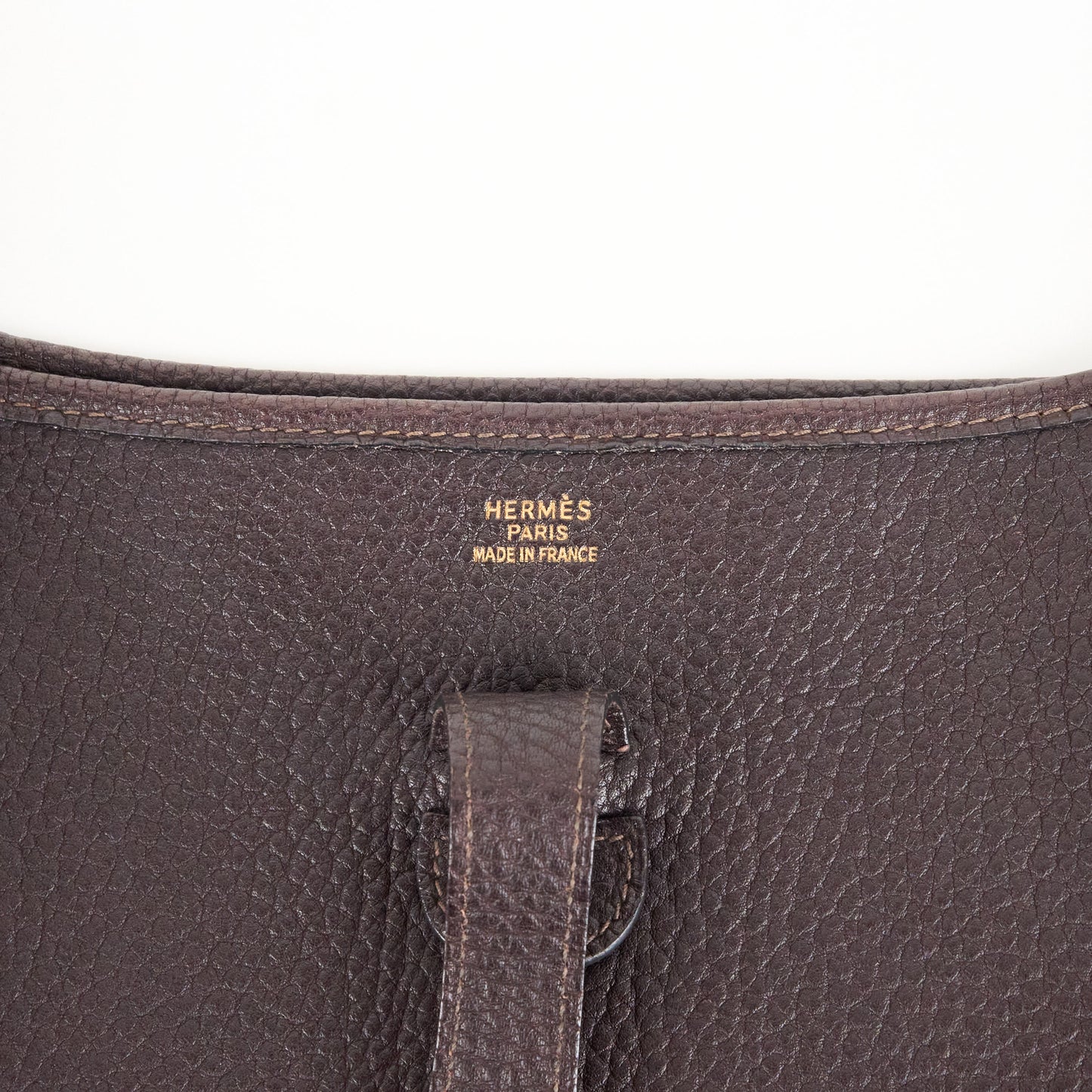 Hermes| Evelyne GM Shoulder bag Ebene Fjord 2002