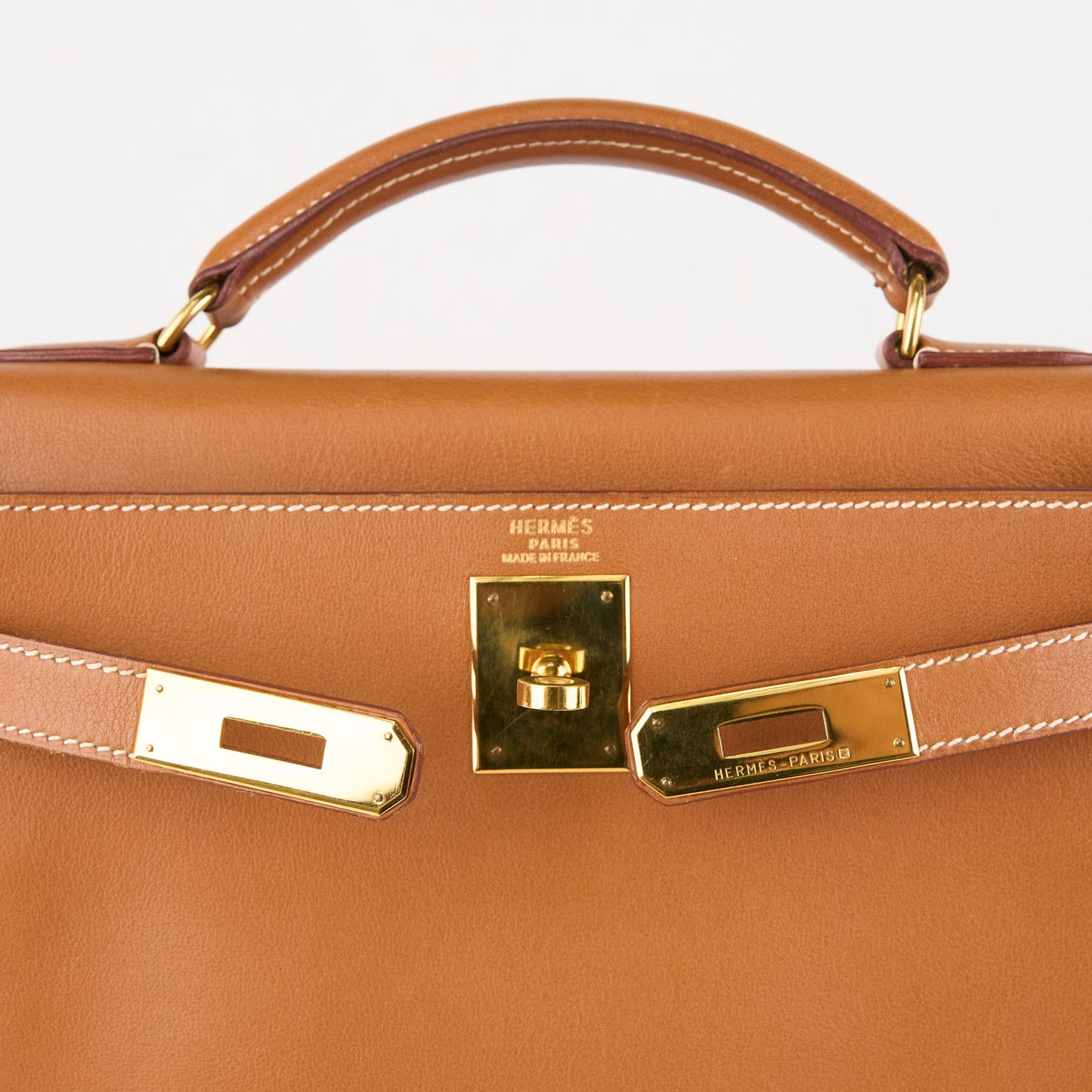 Hermes| Kelly Ado GM Gulliver Backpack Gold 1996
