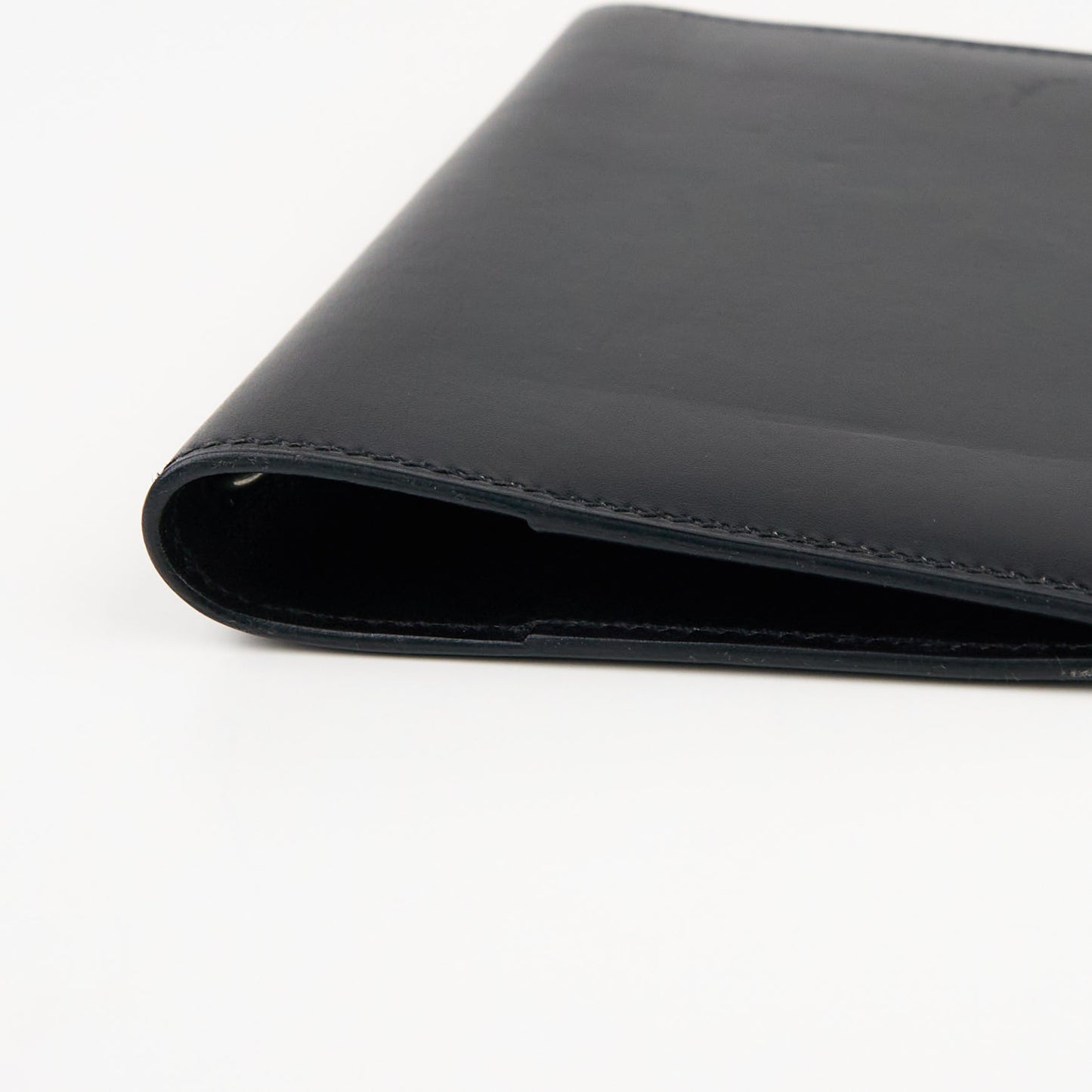 Hermes| Journal Case Passport Cover Black Box Calf 2000