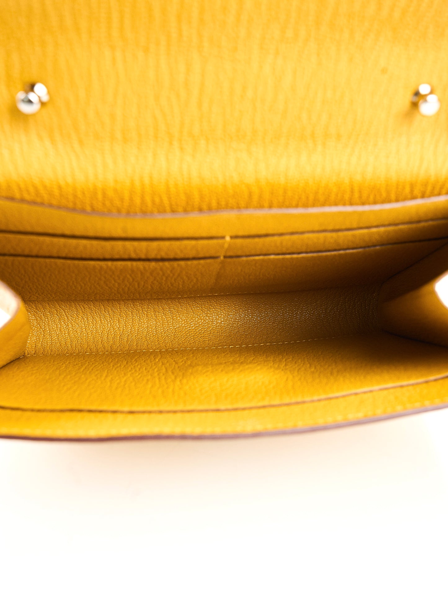 Hermes| Clic 16 shoulder bag Jaune ambre Cherve 2019