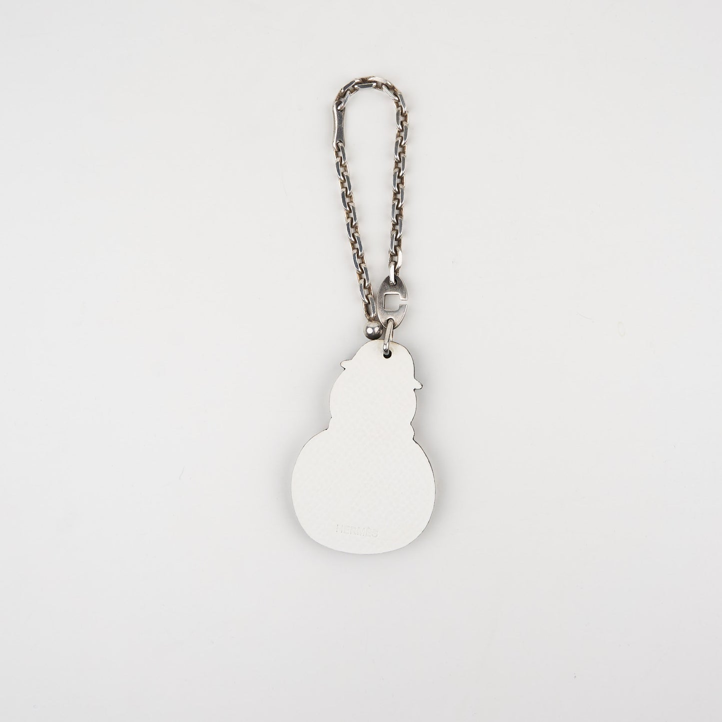 Hermes |S925 Chain Bag Charm Snowman