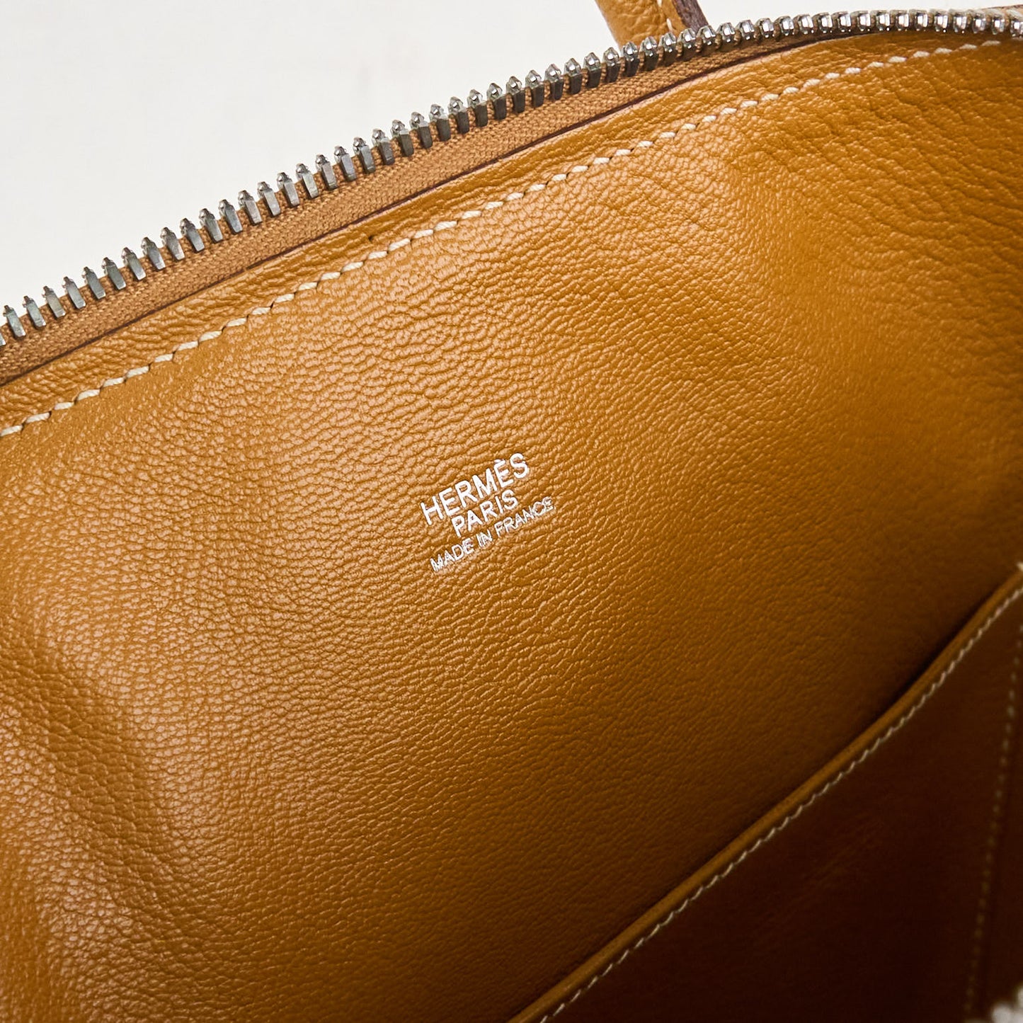 Hermes|Bolide 1923-30 Handbag Coromandel Cherve Caramel 2006