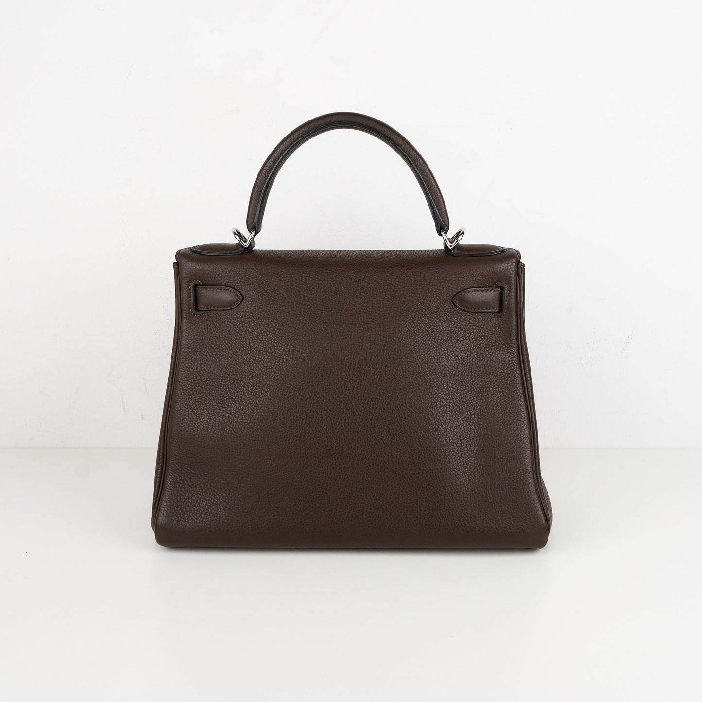 Hermes| Kelly 28 Handbag Togo Chocolate 2007