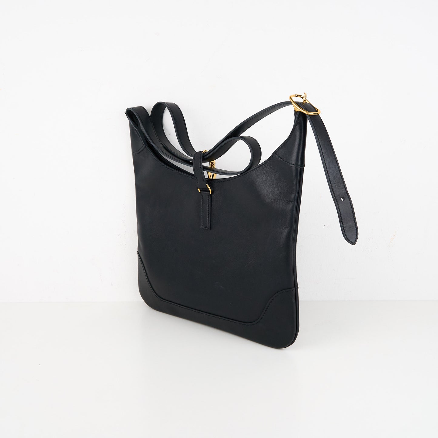 Hermes|Trim 29 Shoulder bag Evergrain Black 2020