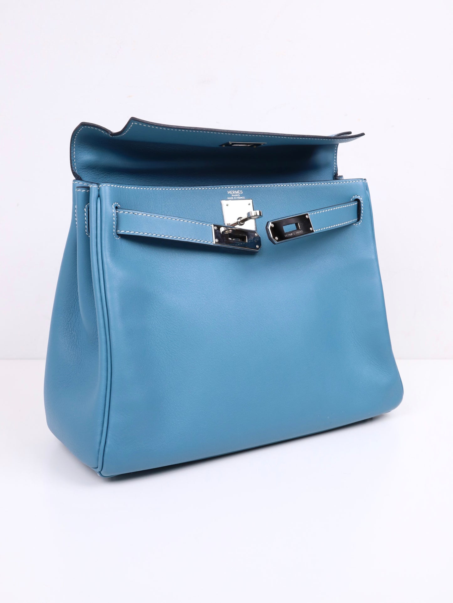Hermes|Kelly 28 Swift 牛仔蓝 口J 2006