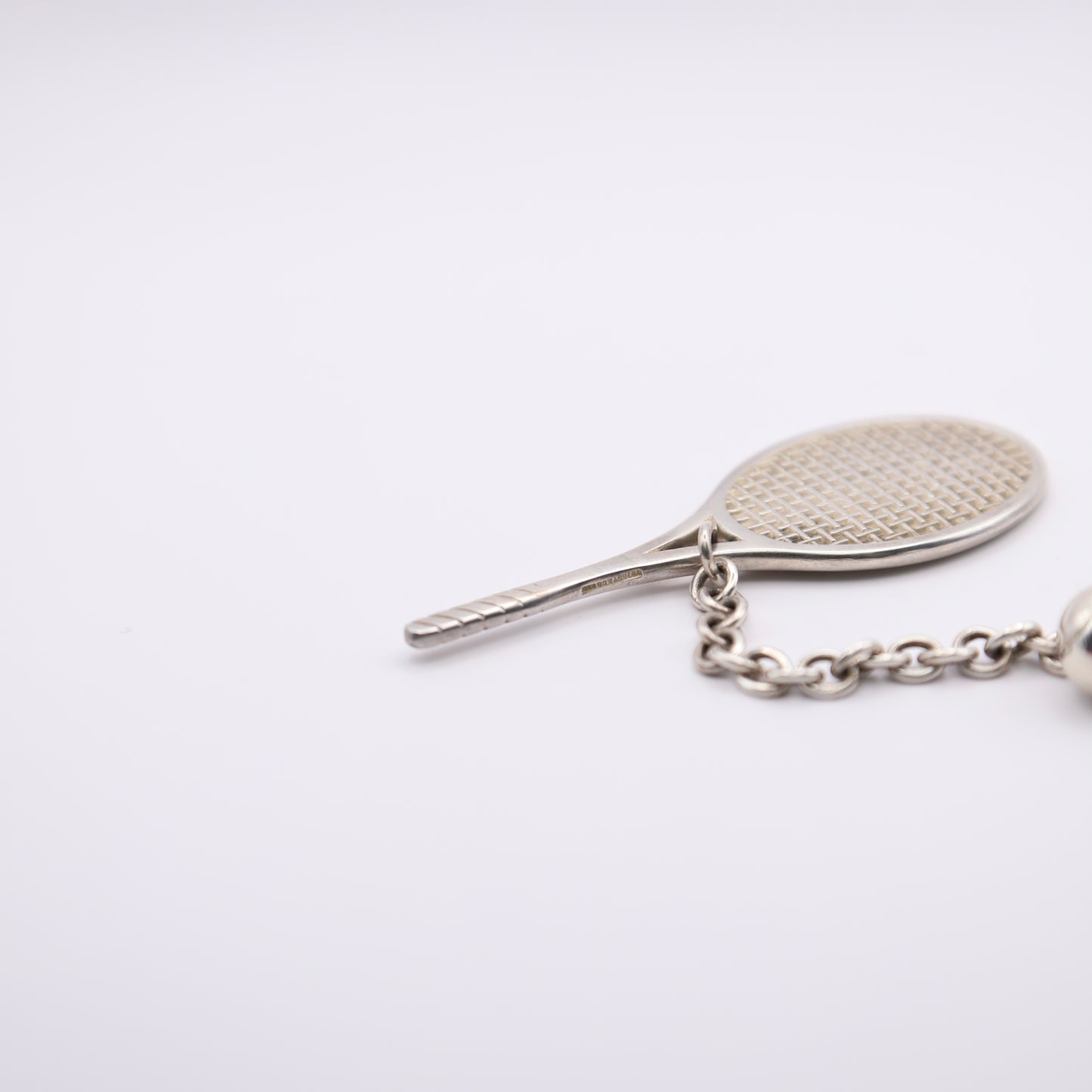 Tiffany&Co.| S925 Silver Keyring Charm tennis