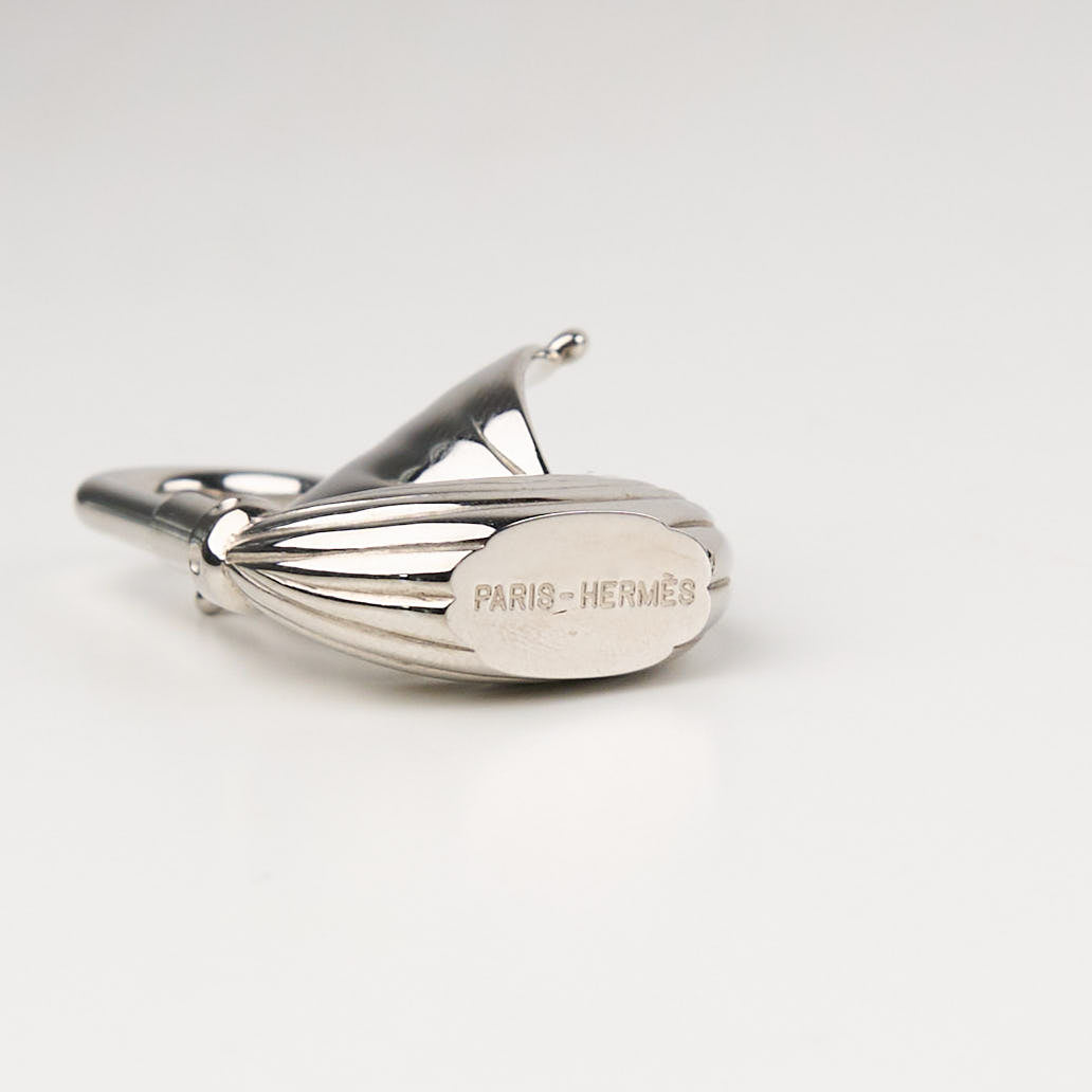 Hermes| Palladium Plated L'Air De Paris Cadena Lock 2006