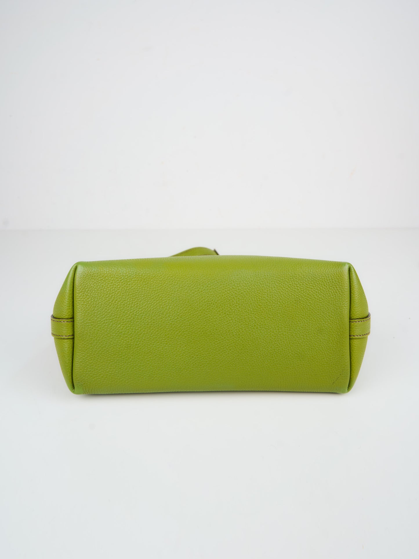 Hermes| Berlingot Shoulder Bag Togo Vert Anis 2001