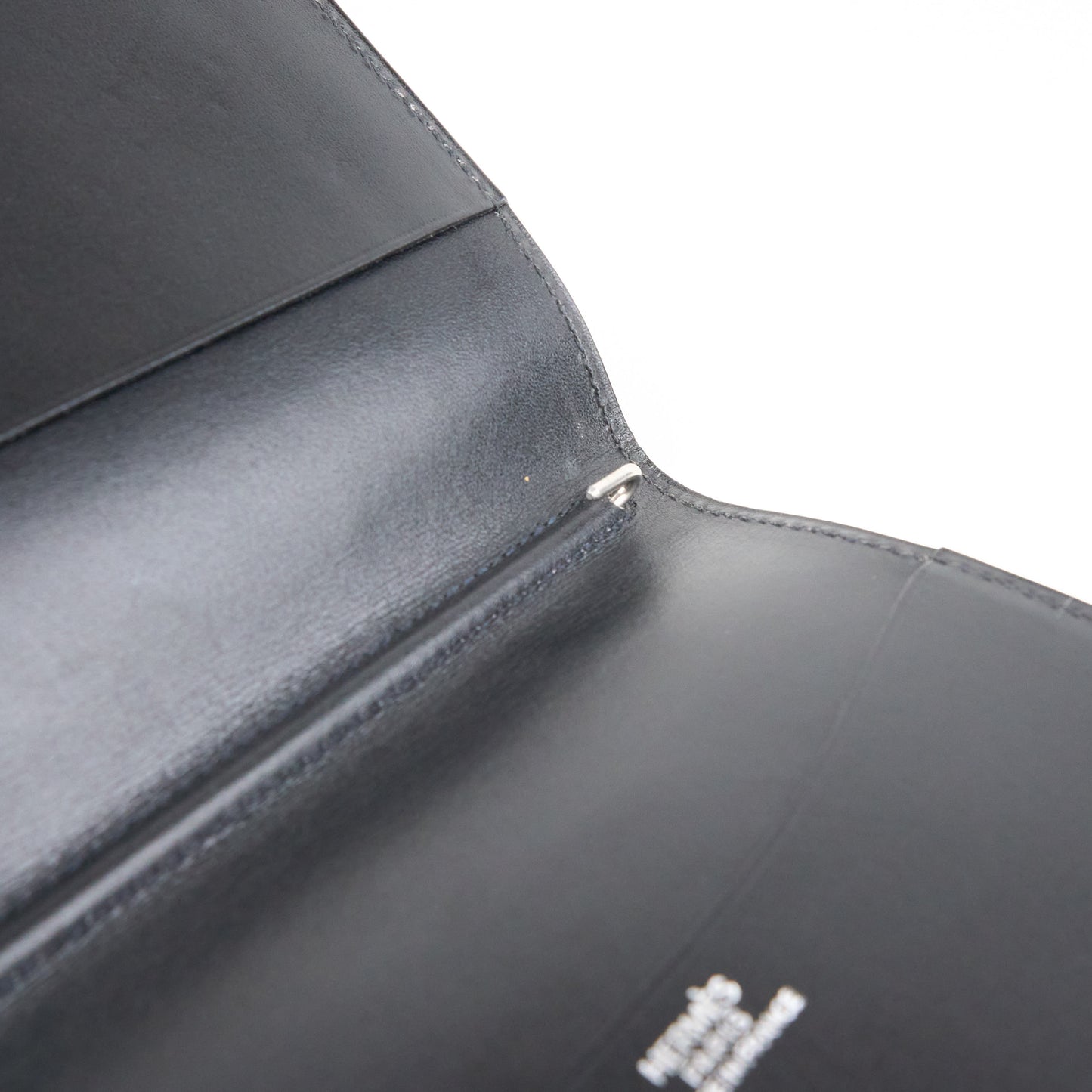 Hermes| Journal Case Passport Cover Black Box Calf 2000