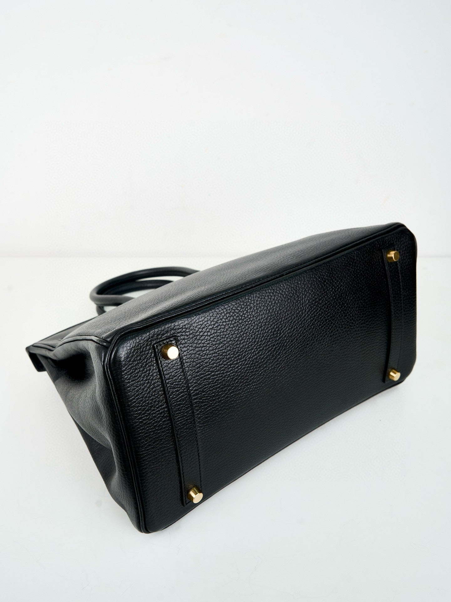 Hermes|Birkin 35 Black Vachette Ardennes 2002