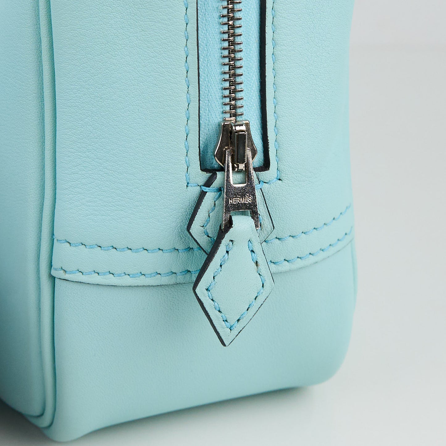 Hermes| Plume Mini Handbag Plume 20 Blue Zephyr 2017 Swift