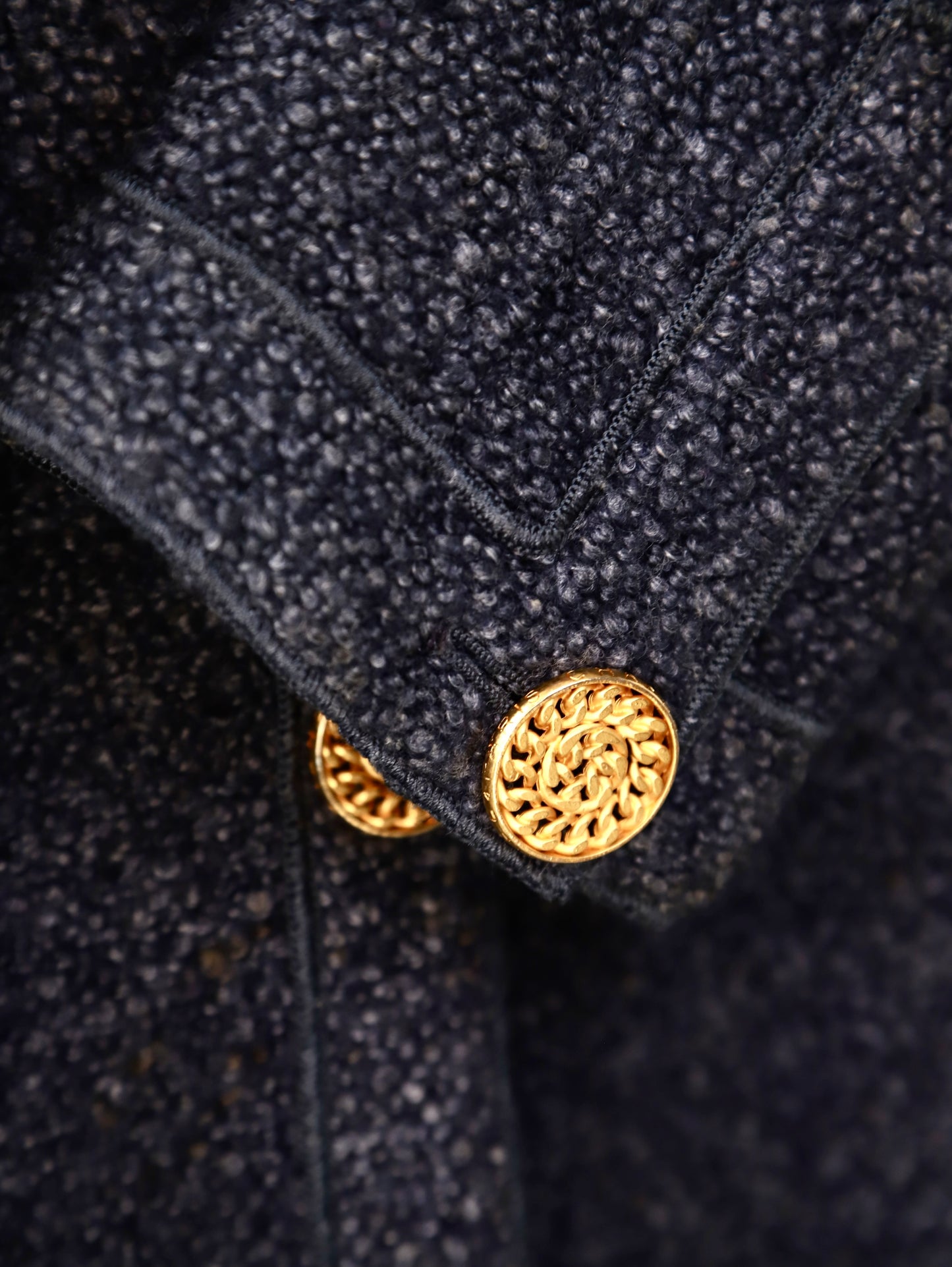 Chanel | 1992 Vintage Tweed Jacket Grey