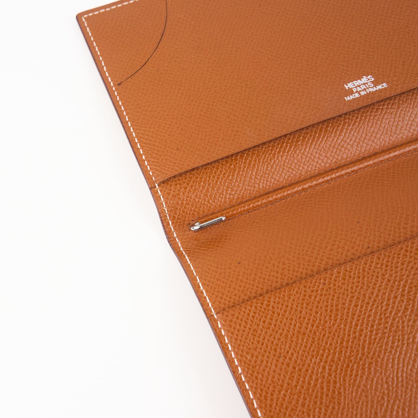 Hermes| Journal Case Passport Cover Gold Epsom 2005