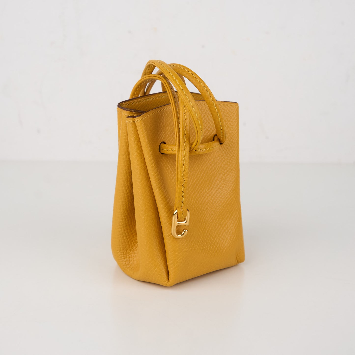 Hermes|Mini Courchevel Vespa Pouch Jaune 2000