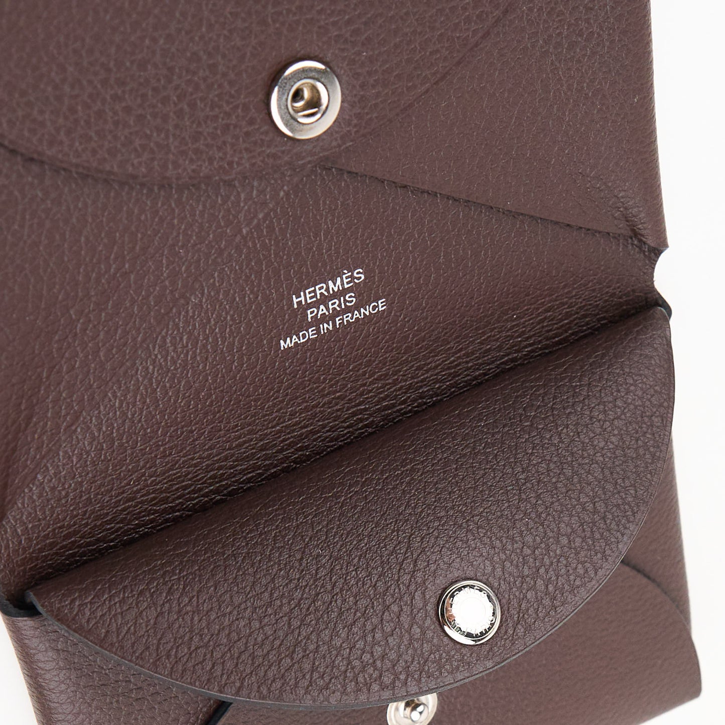 Hermes|Calvi Duo Card Holder Evercolor Ebene 2023