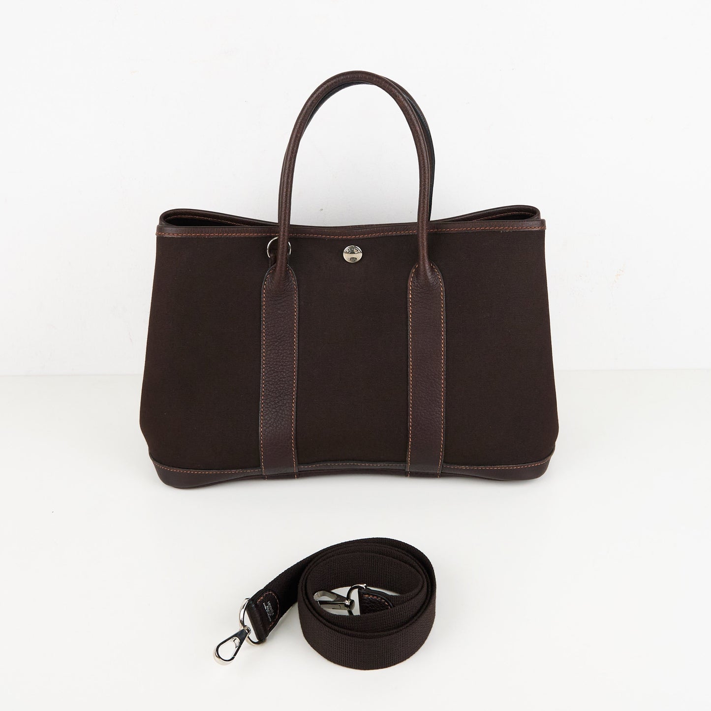 Hermes| Garden Party TPM 2-Way Handbag Toile 2004
