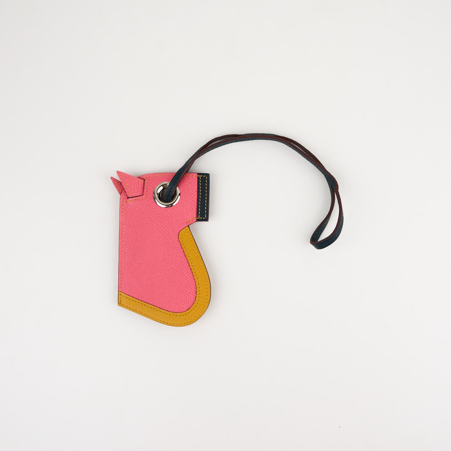 Hermes|Epsom Camail Key Holder Rose 2018