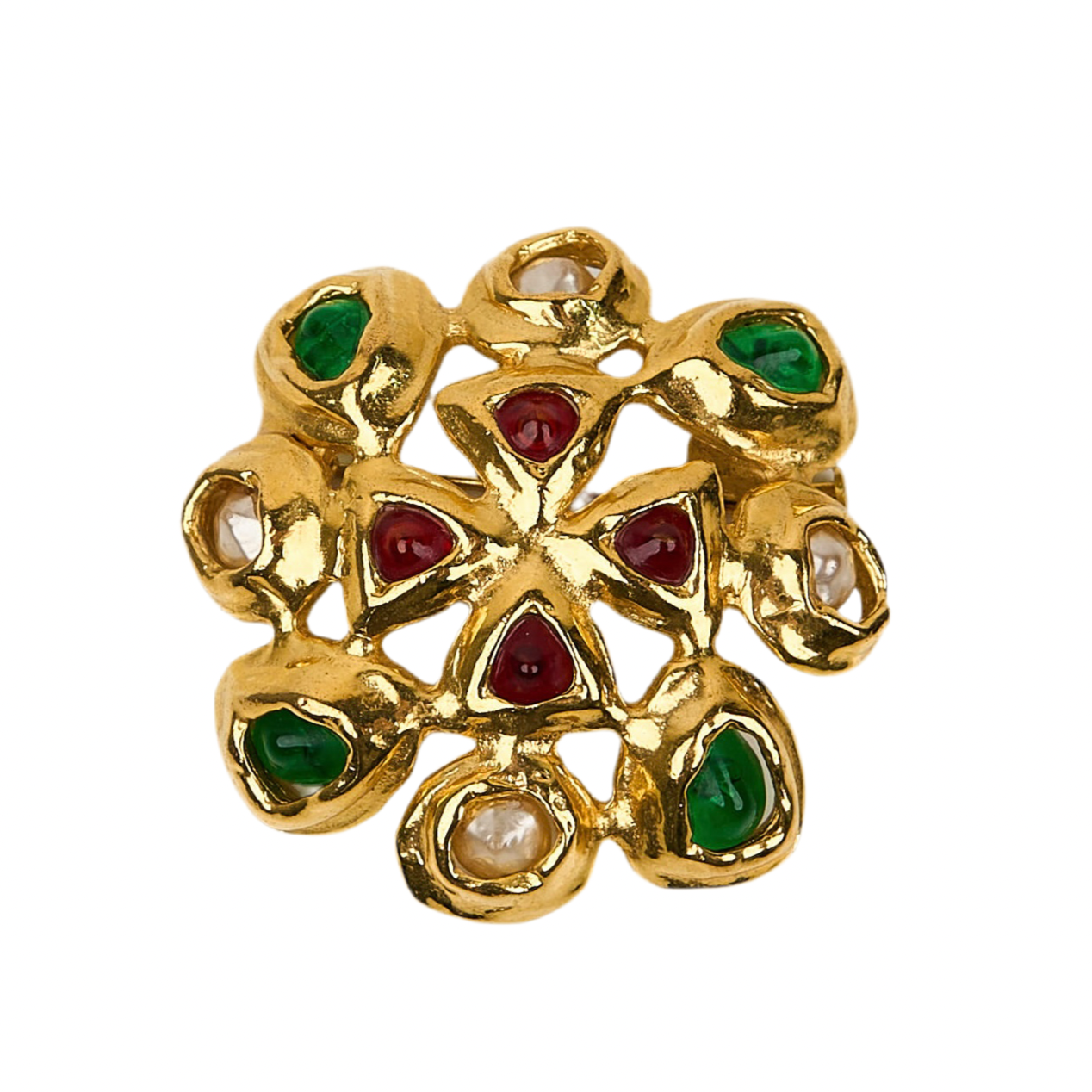 Chanel |Vintage Brooch Gripoix 1994 Gold Plated