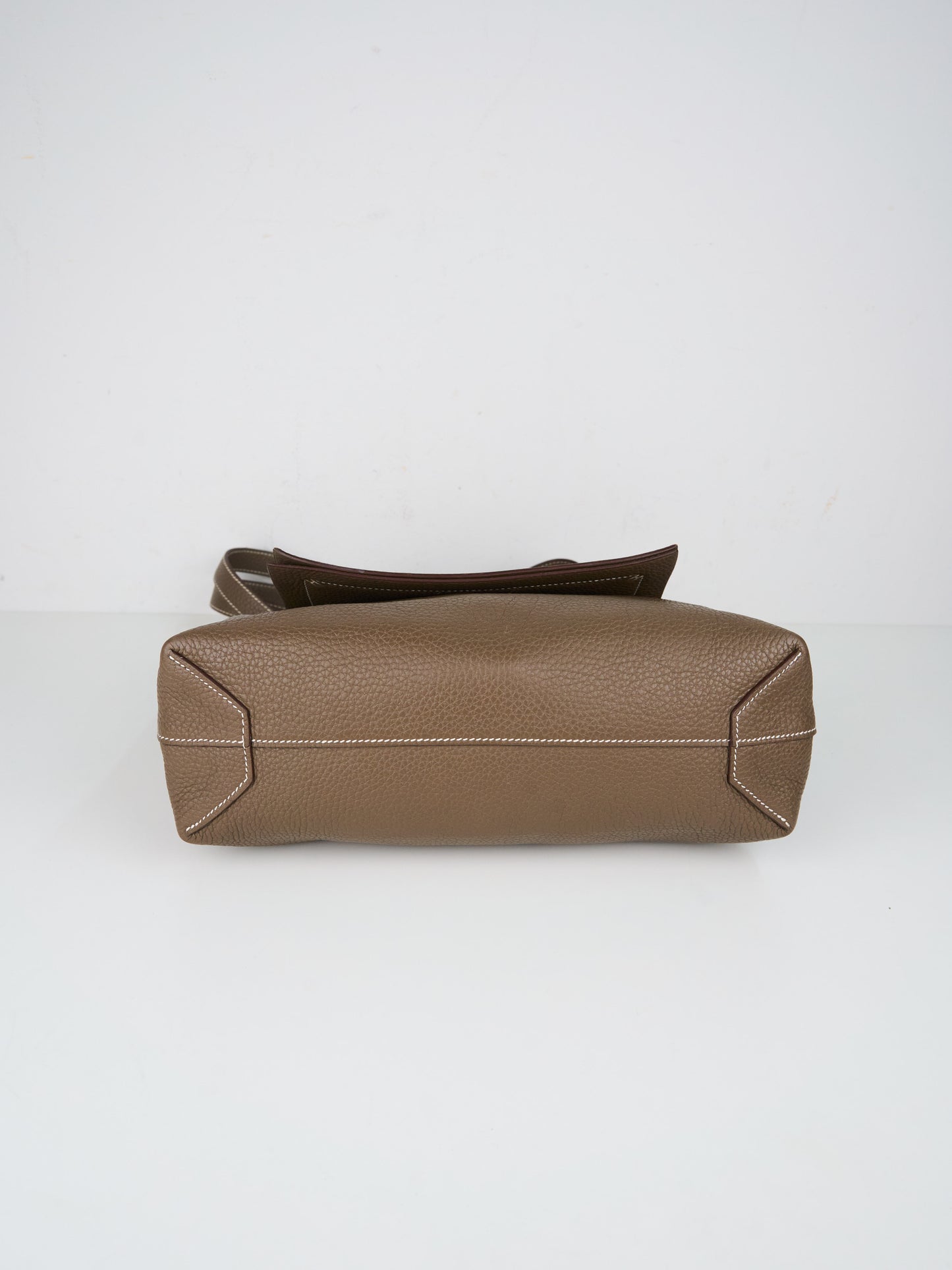 Hermes|cabasellier 31 Tote Shoulder Bag Etoupe Taurillon Clemence 2021