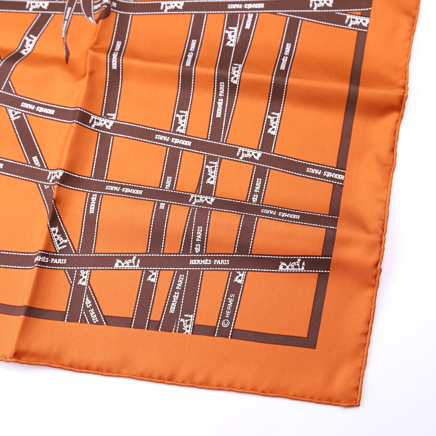 Hermes | Silk Scarf Bolduc by Jean Louis Dumas 45