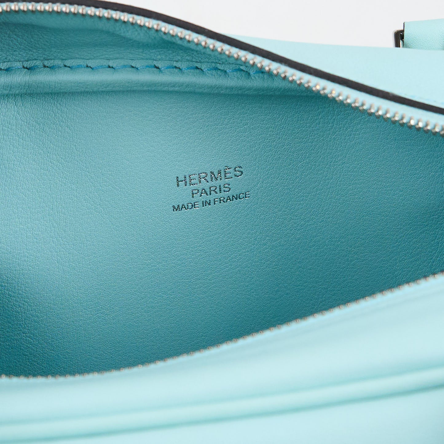 Hermes| Plume Mini Handbag Plume 20 Blue Zephyr 2017 Swift