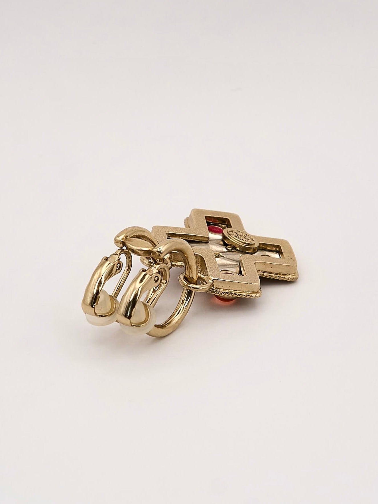 Chanel| Coco Mark Cross Earring 17S