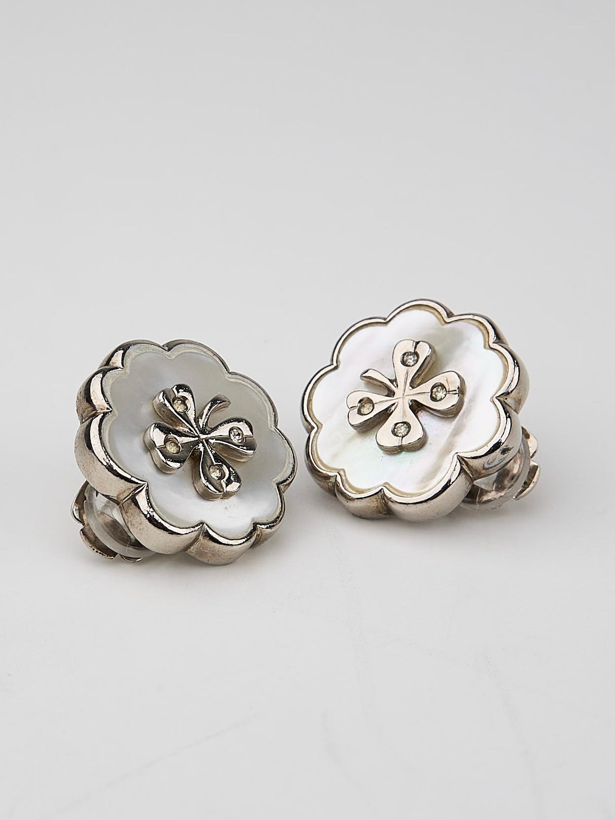 Chanel|Clover Motif Earring 98P
