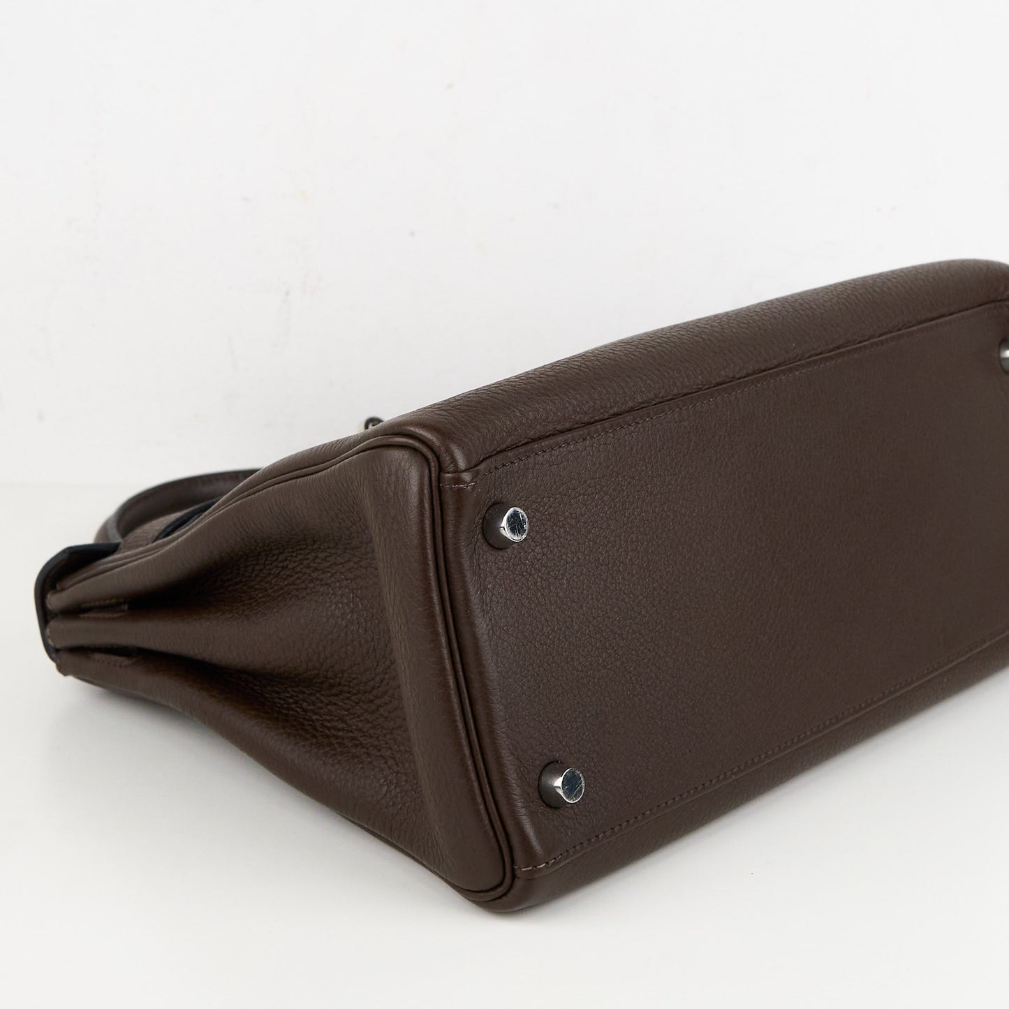 Hermes| Kelly 28 Handbag Togo Chocolate 2007