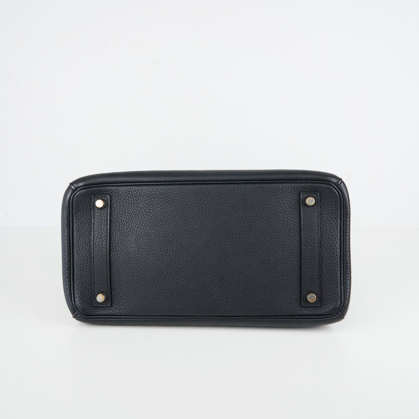 Hermes|HAC 32 Haut a Courroies Handbag Fjord Black 2004