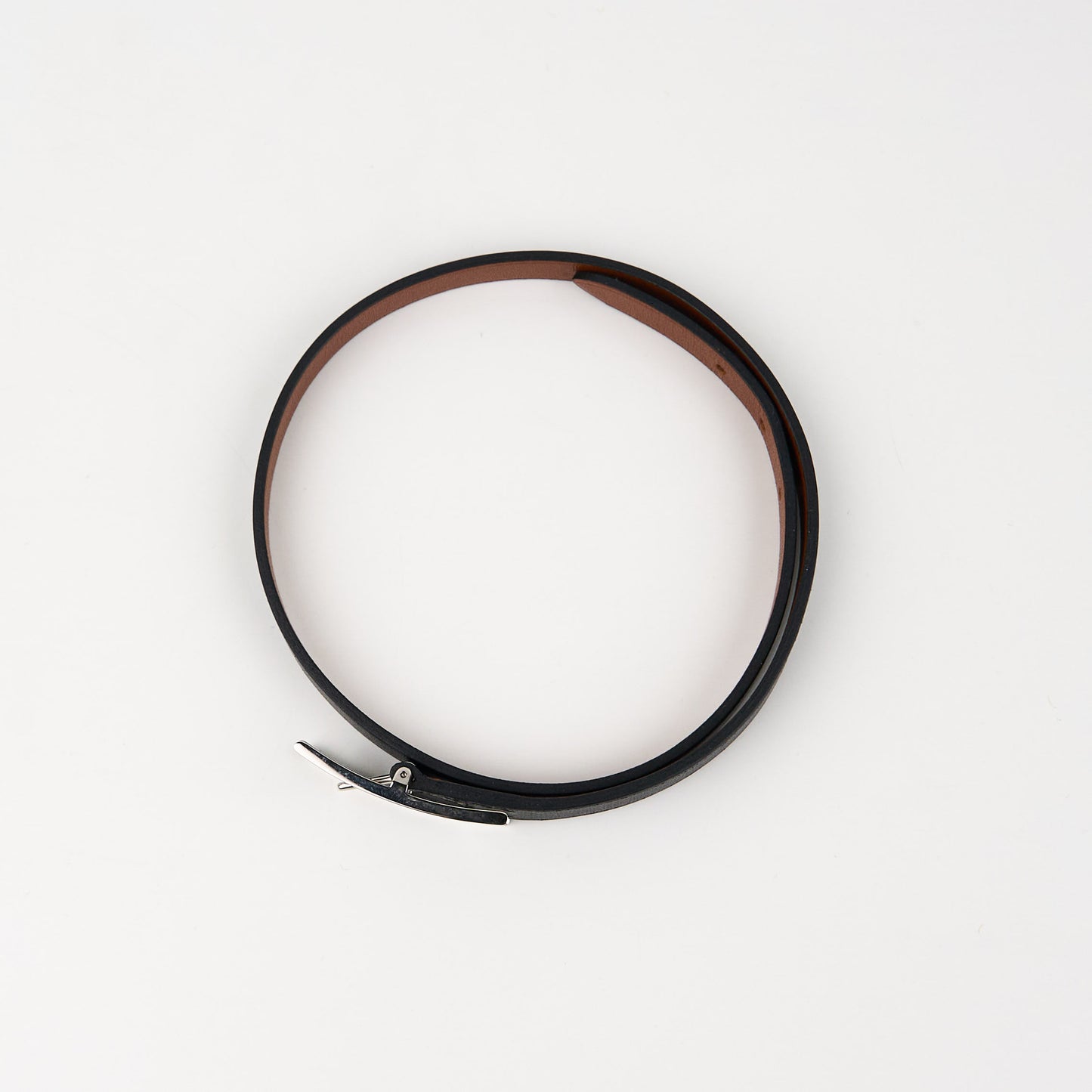 Hermes |Behapi Double Tour bracelet Black Swift