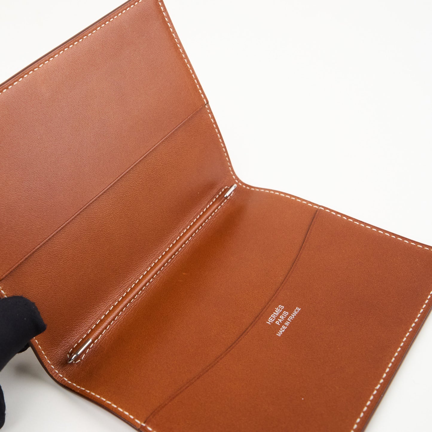 Hermes| Journal Case Passport Cover Fauve Box Calf 2008